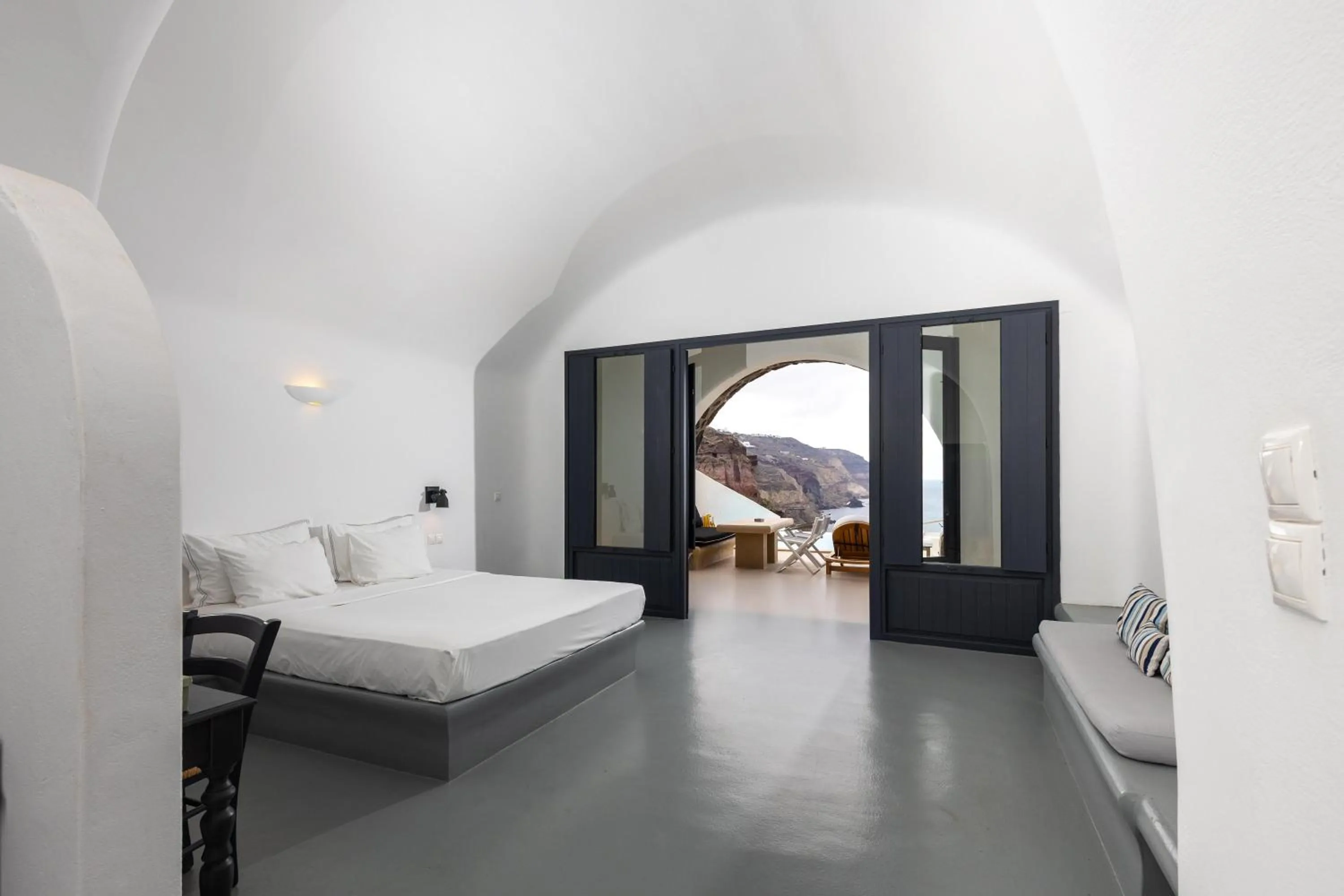 Photo of the whole room, Bed in Grand Ambassador Santorini Hotel