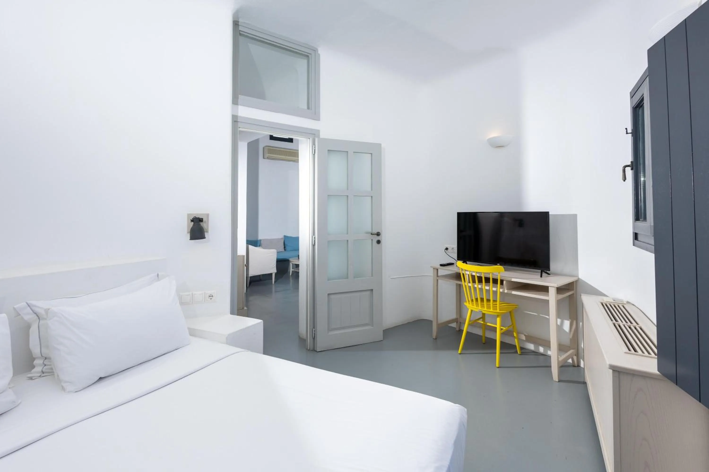 Photo of the whole room, Bed in Grand Ambassador Santorini Hotel