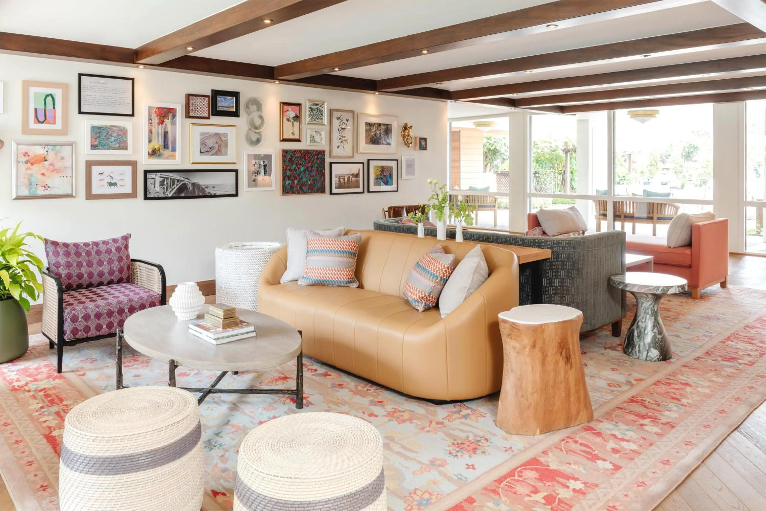 Lobby or reception in Carmel Mission Inn