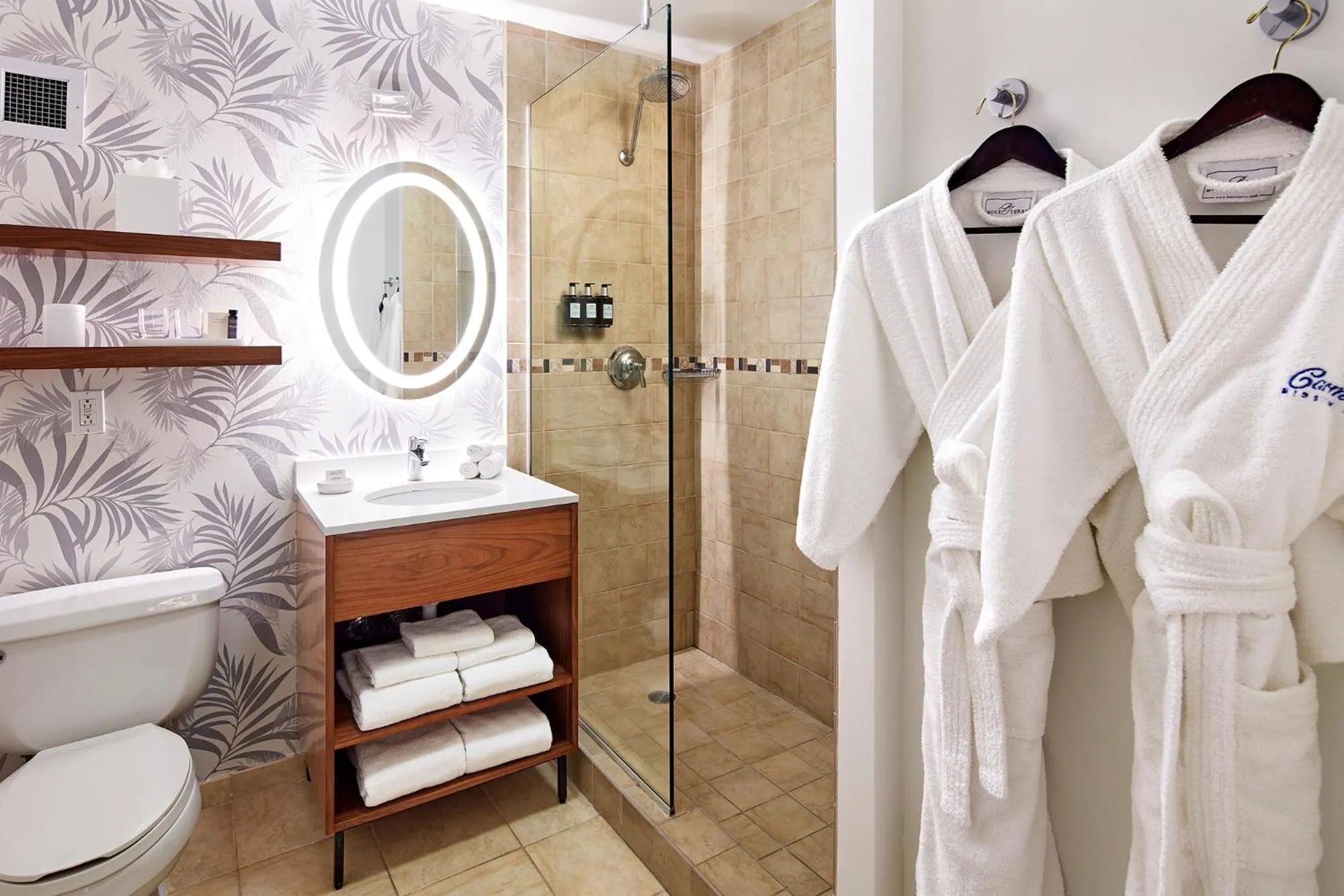 Shower in Carmel Mission Inn