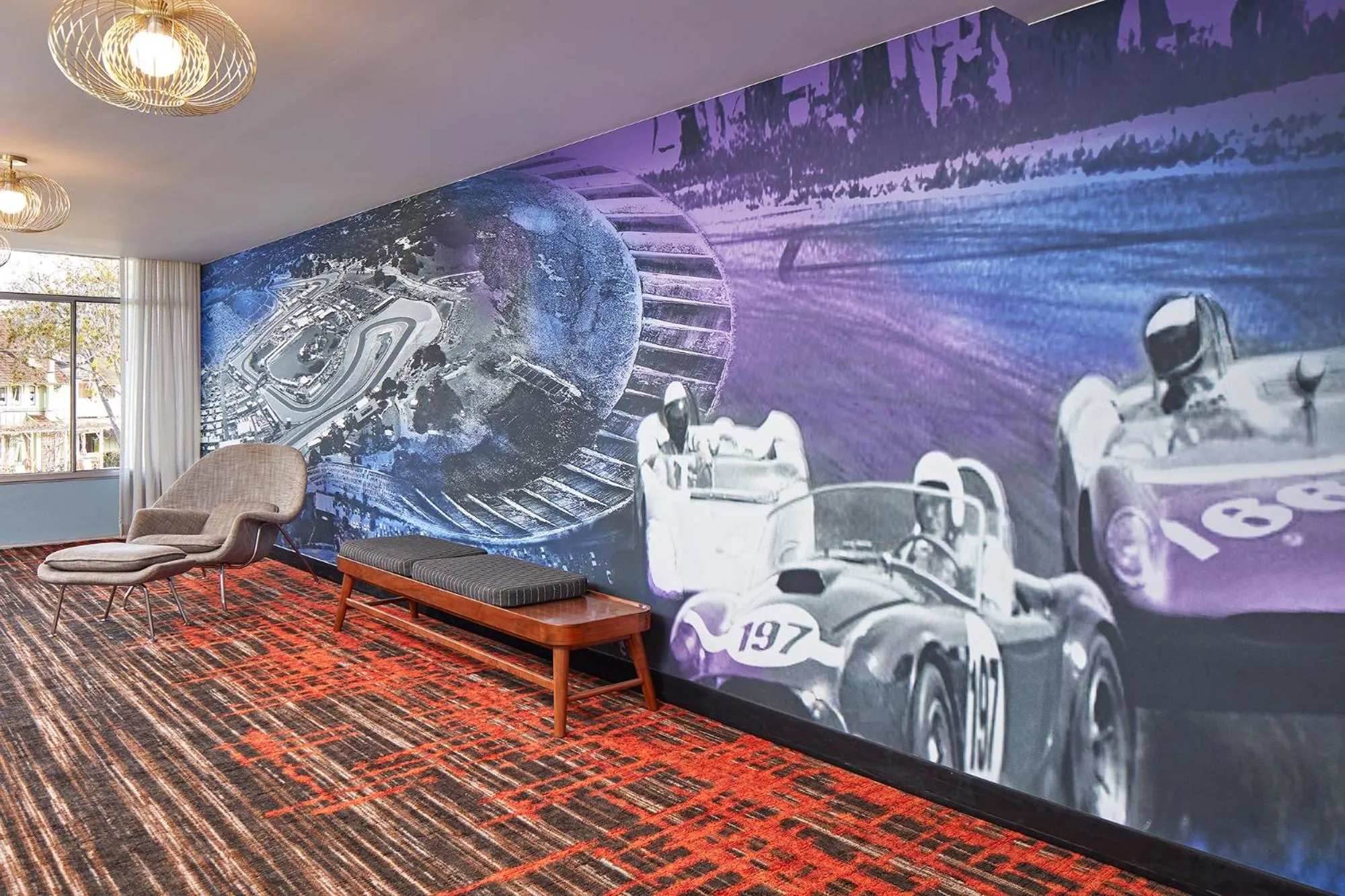 Seating area in Carmel Mission Inn