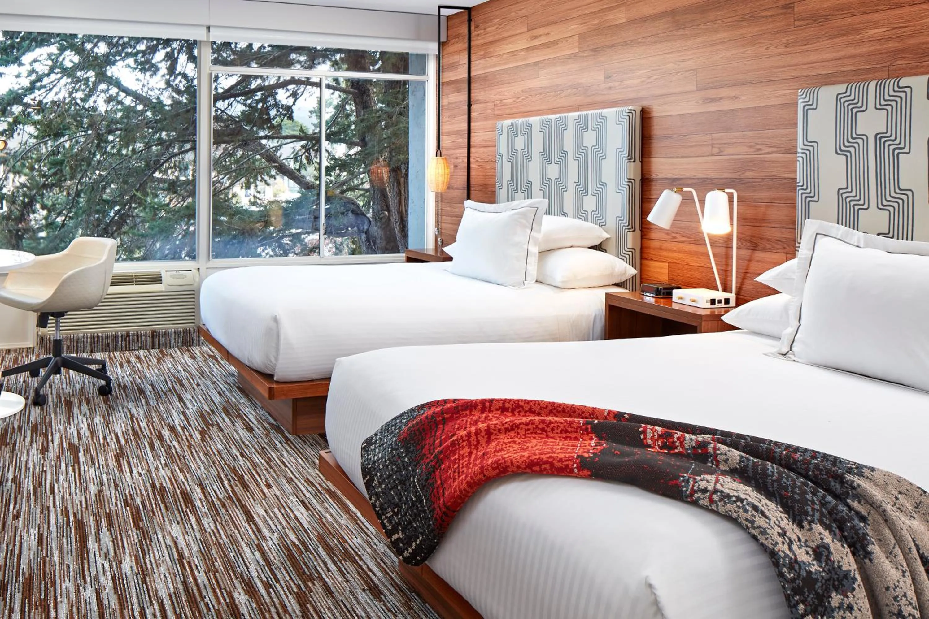 Bed in Carmel Mission Inn