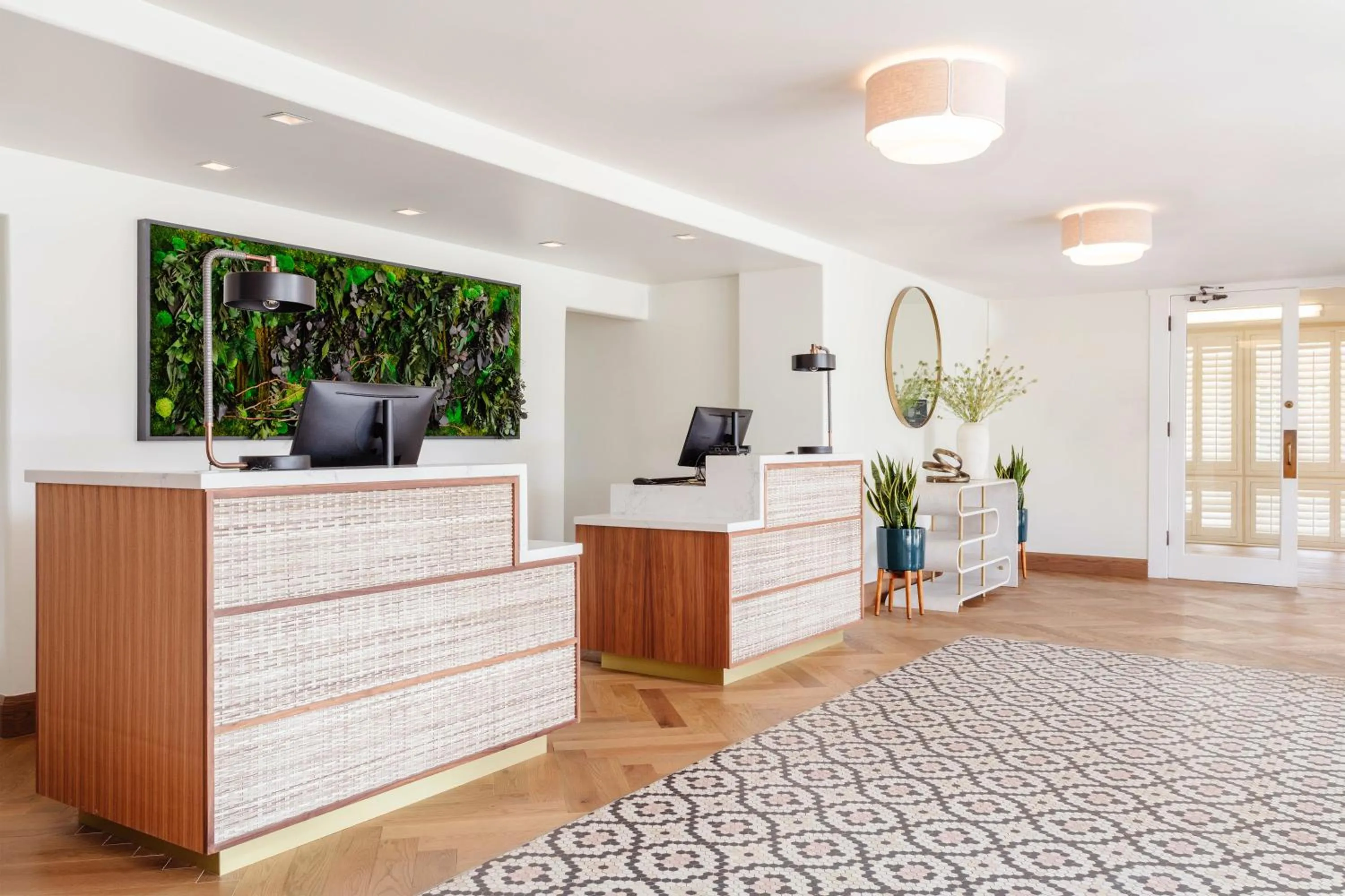 Lobby or reception in Carmel Mission Inn