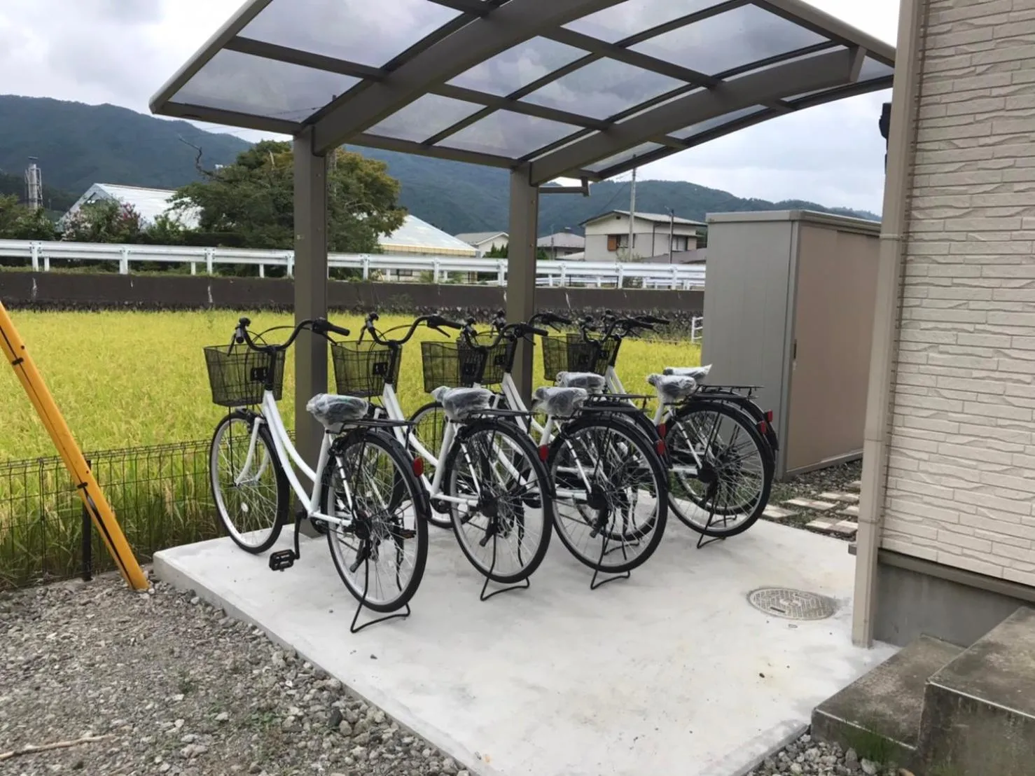 Cycling in Fuji Viewest Villa RAKUWA