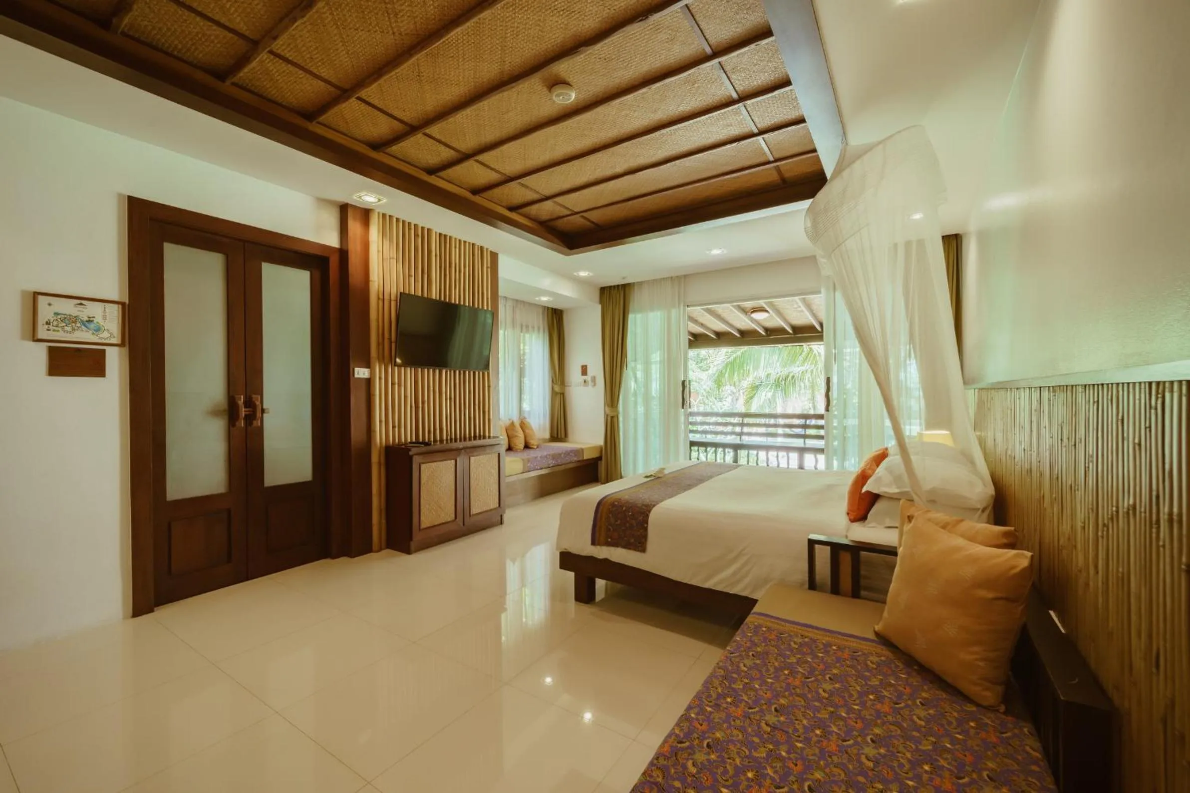 Bed in Ban Sainai Resort- Aonang's Green Resort