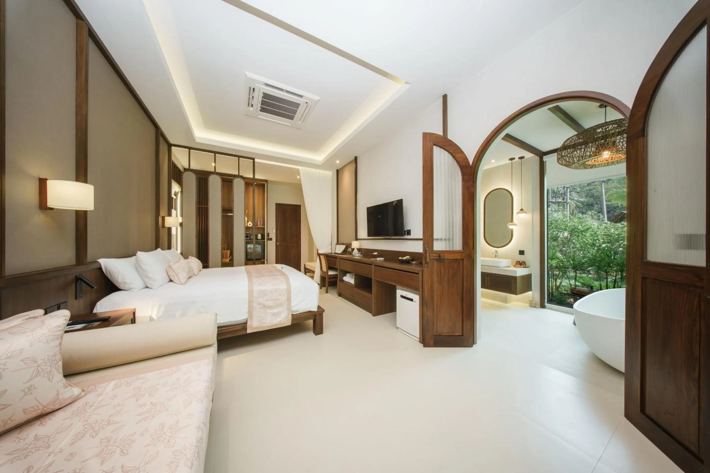 Bed in Ban Sainai Resort- Aonang's Green Resort