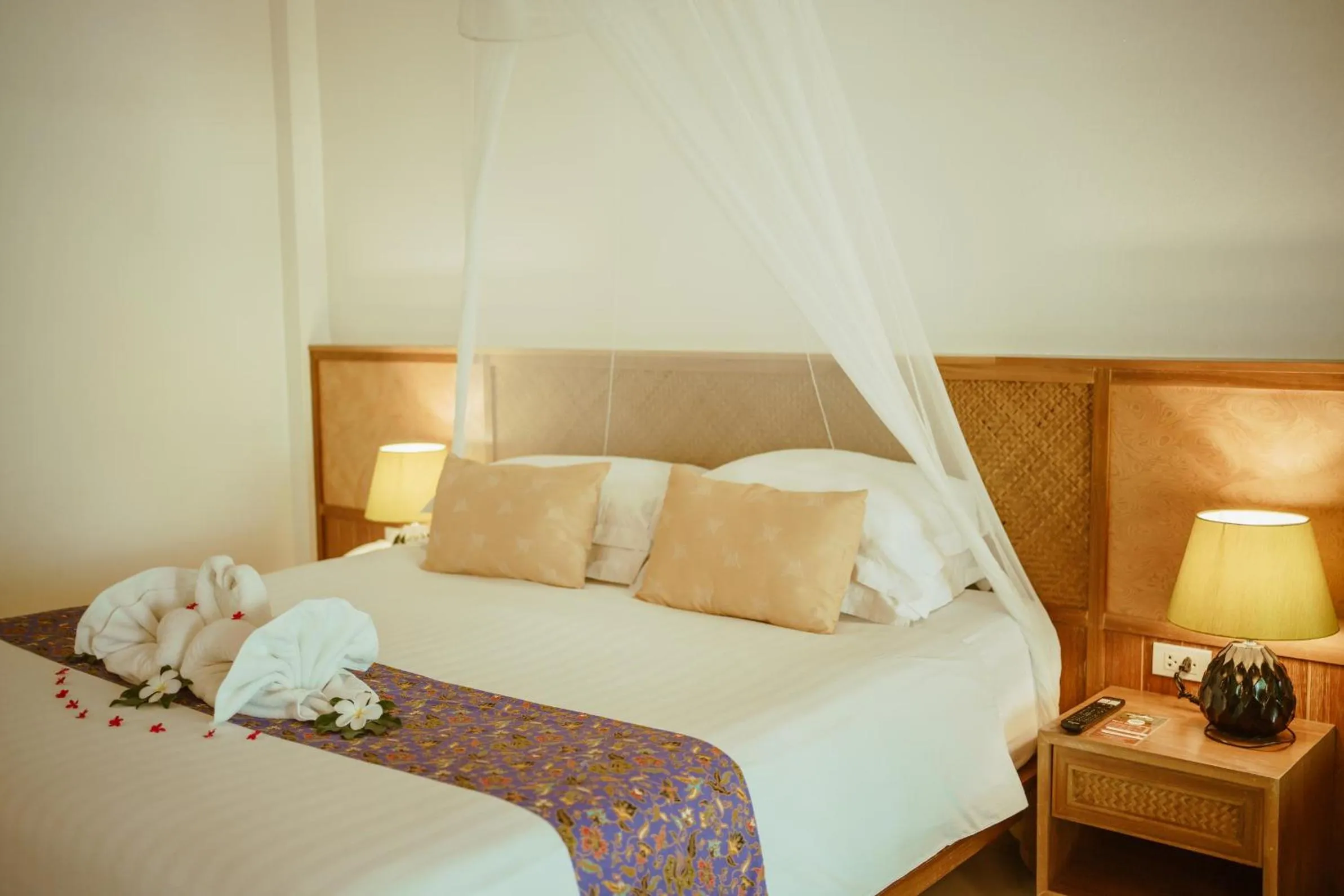 Bed in Ban Sainai Resort- Aonang's Green Resort