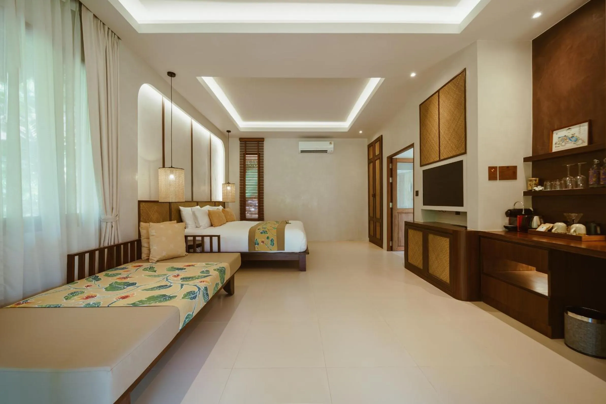 Bed in Ban Sainai Resort- Aonang's Green Resort