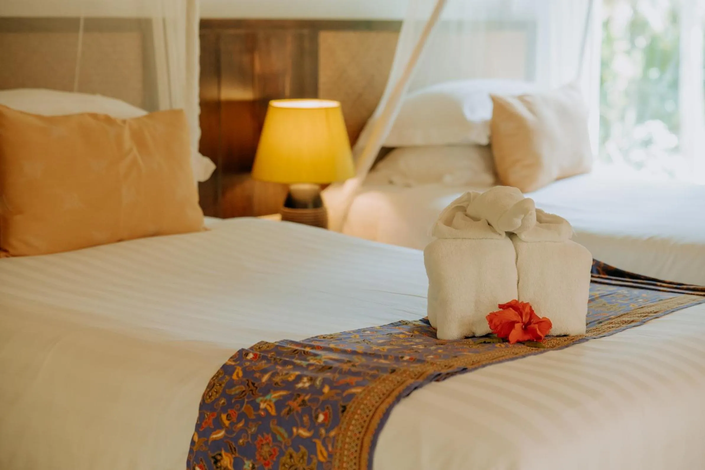 Bed in Ban Sainai Resort- Aonang's Green Resort