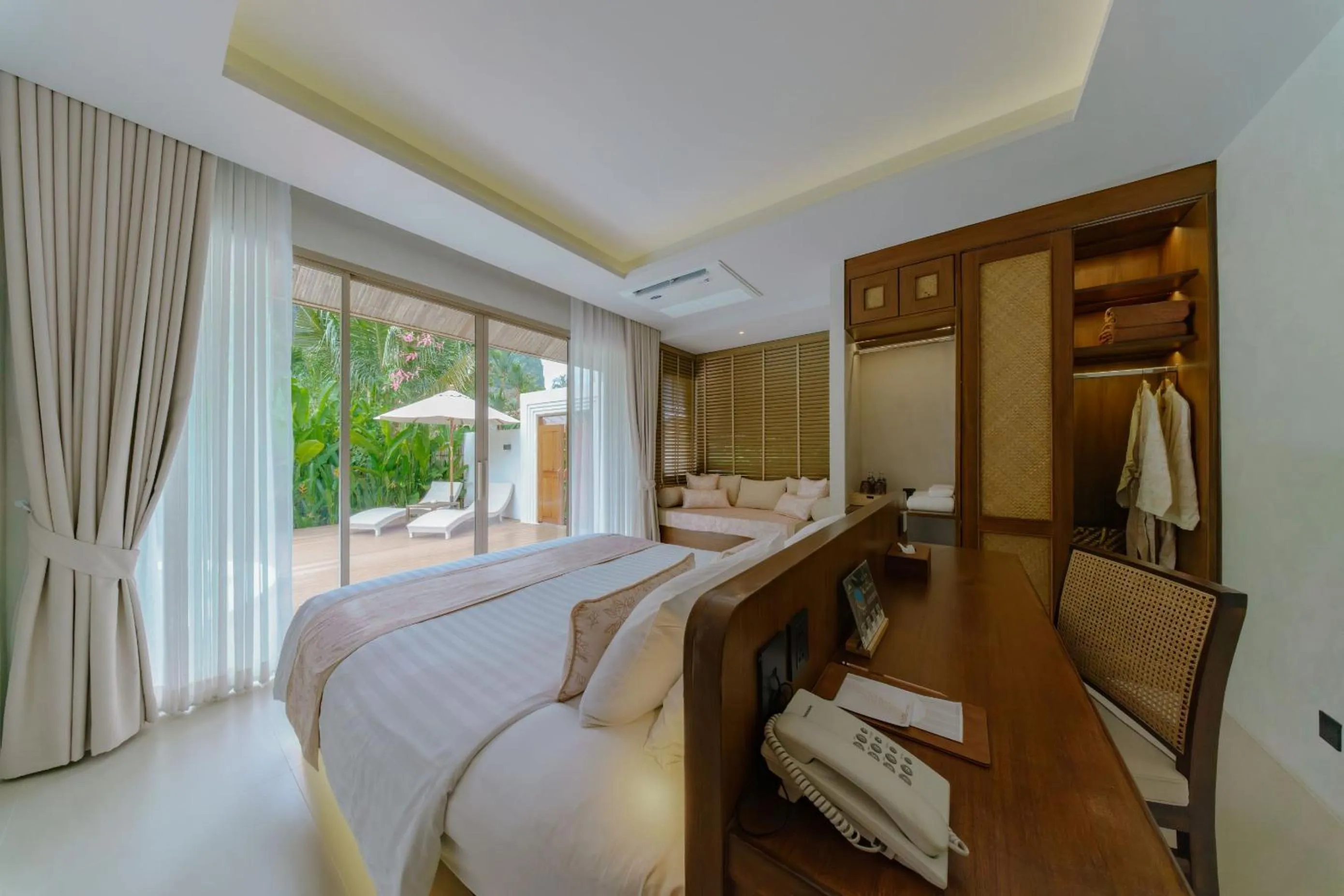 Bed in Ban Sainai Resort- Aonang's Green Resort