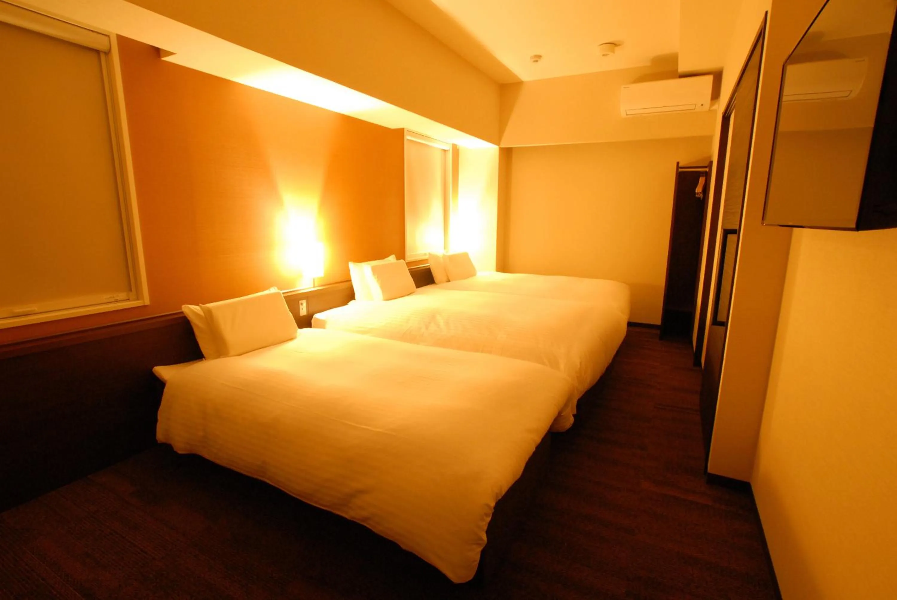 Bed in AB Hotel Gifu