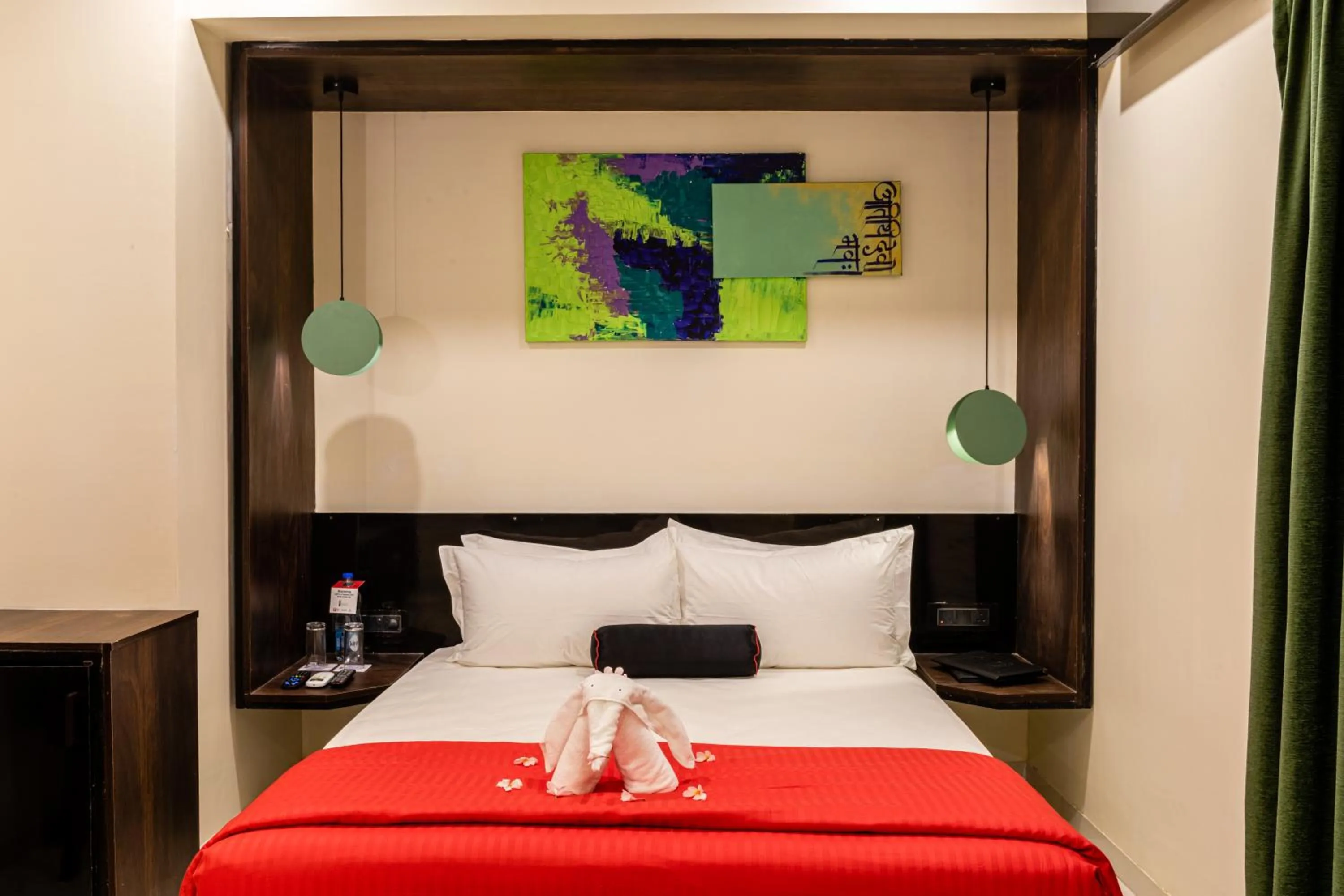 Bedroom, Bed in Little Mastiff Moshi by OTHPL