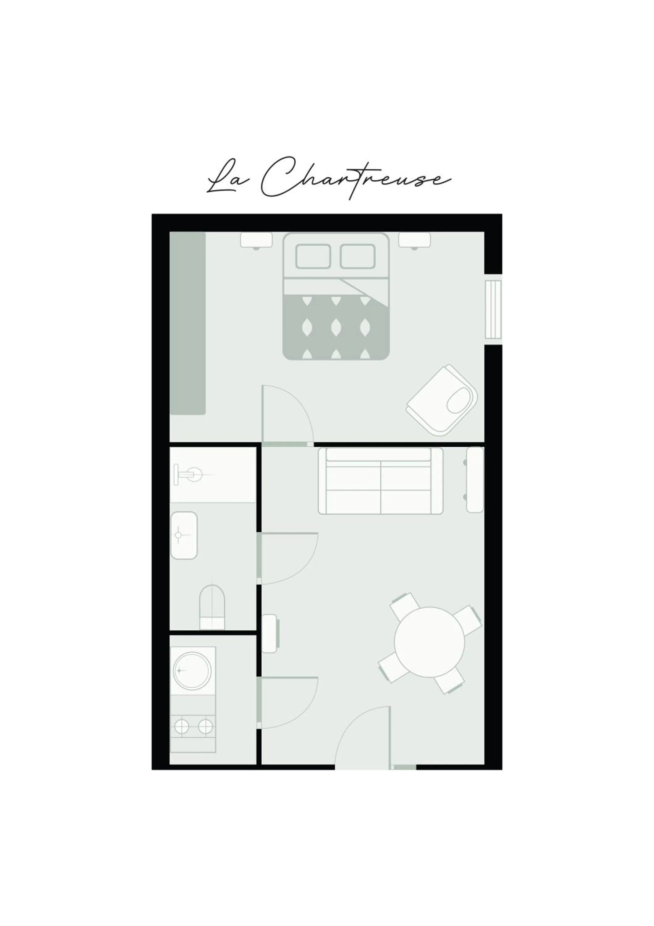 Floor plan in La Villa Dupont d'Avignon