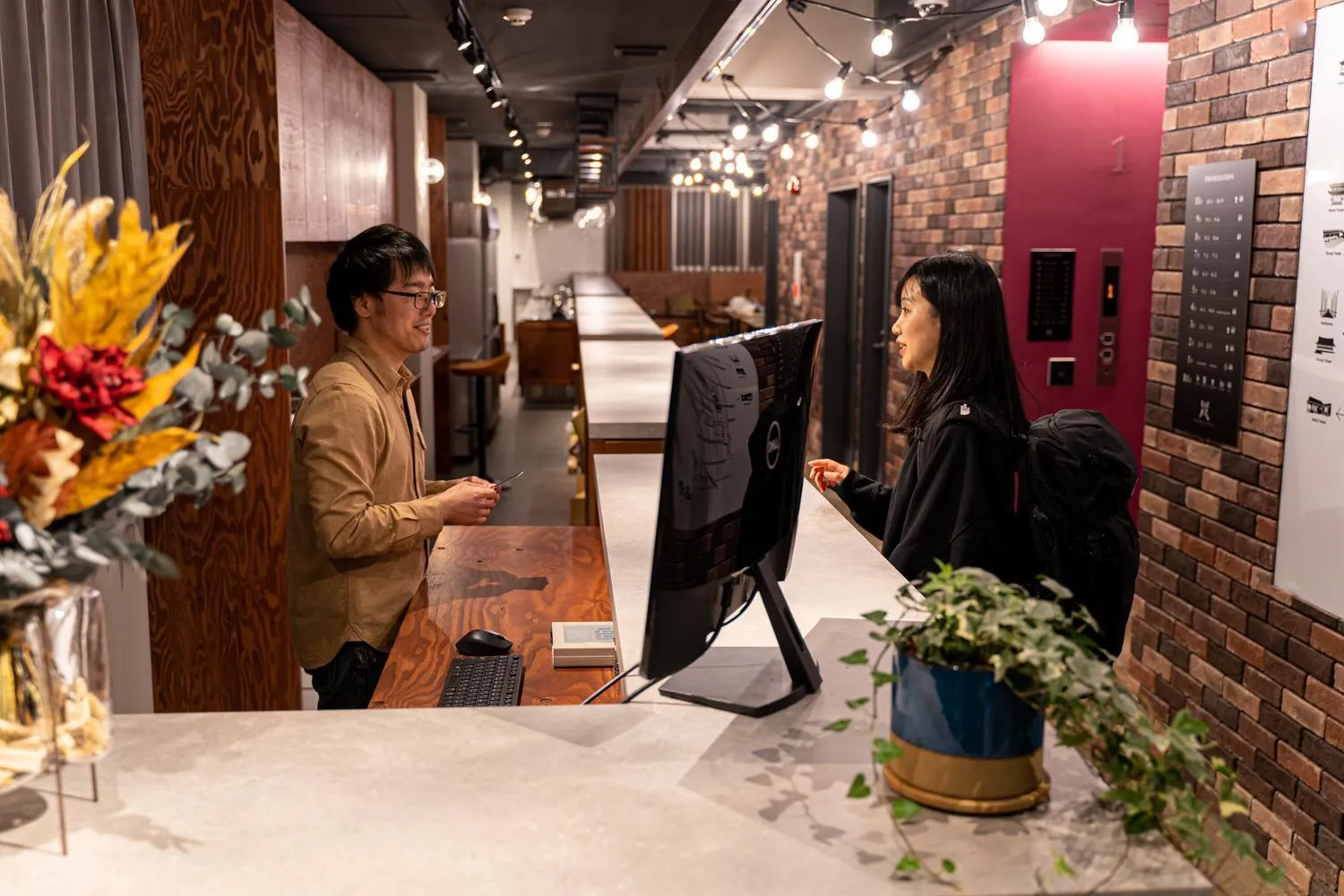 Staff in Wise Owl Hostels Kyoto
