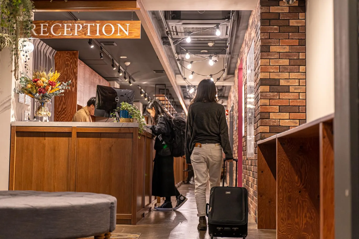 Lobby or reception in Wise Owl Hostels Kyoto