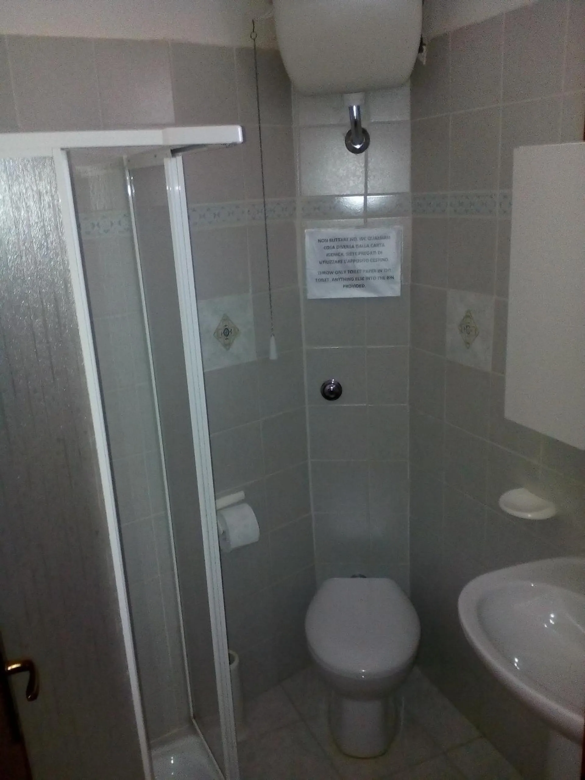 Shower in B&B Il Vigneto