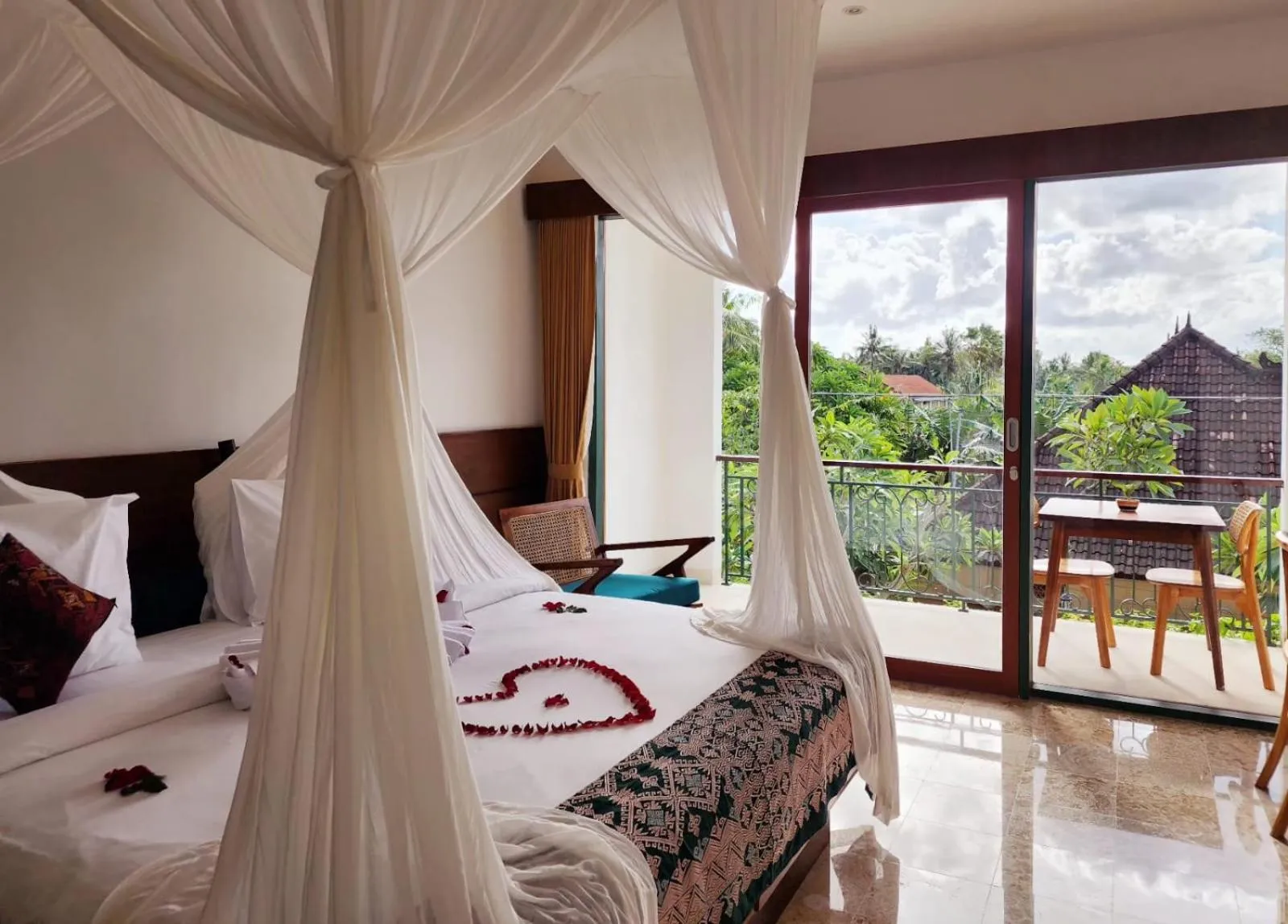 View (from property/room), Bed in Sabana Ubud