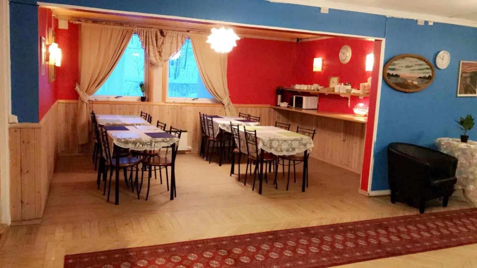 Dining area in Barents Hotell