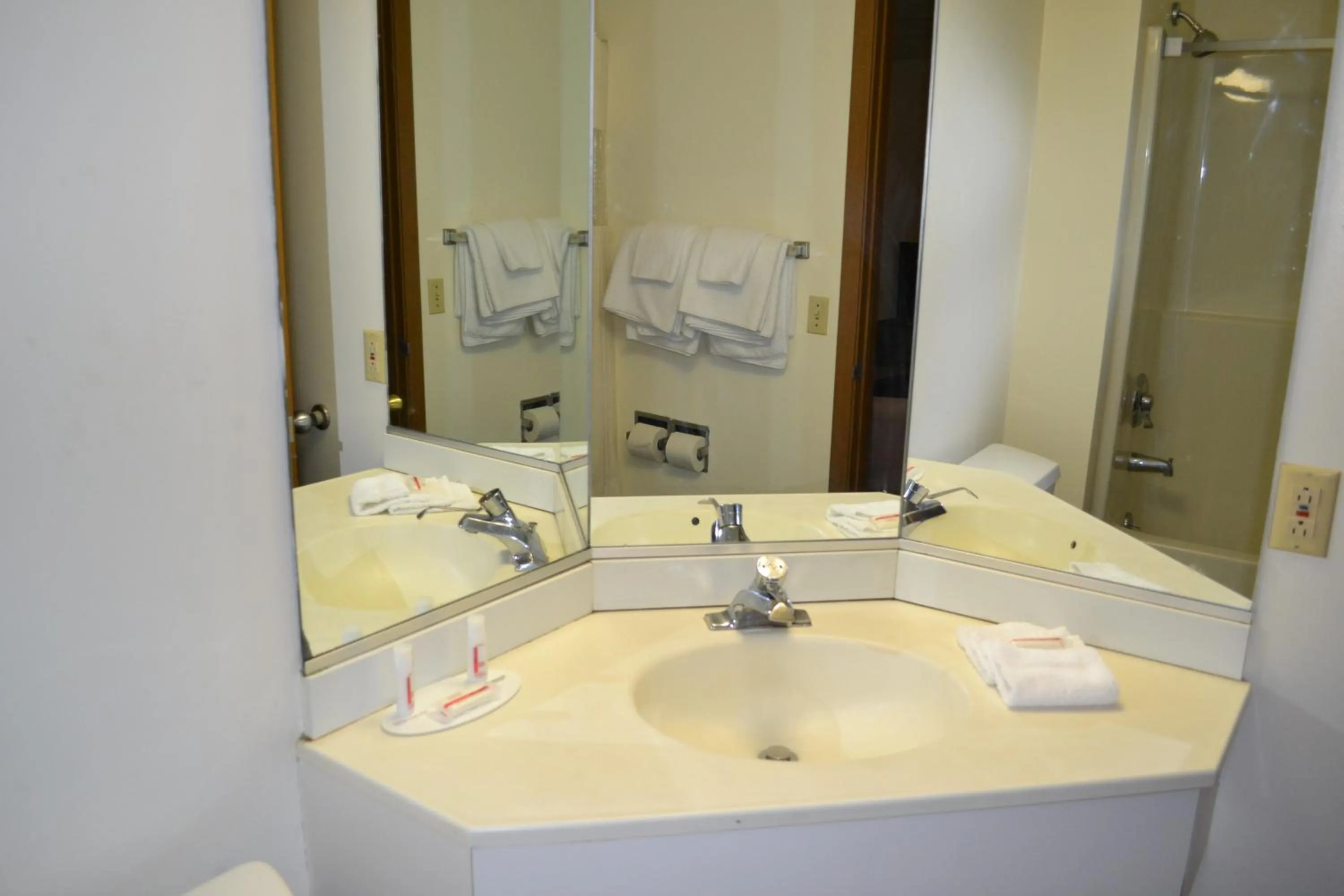 Bathroom in Travelodge by Wyndham Niagara Falls - New York