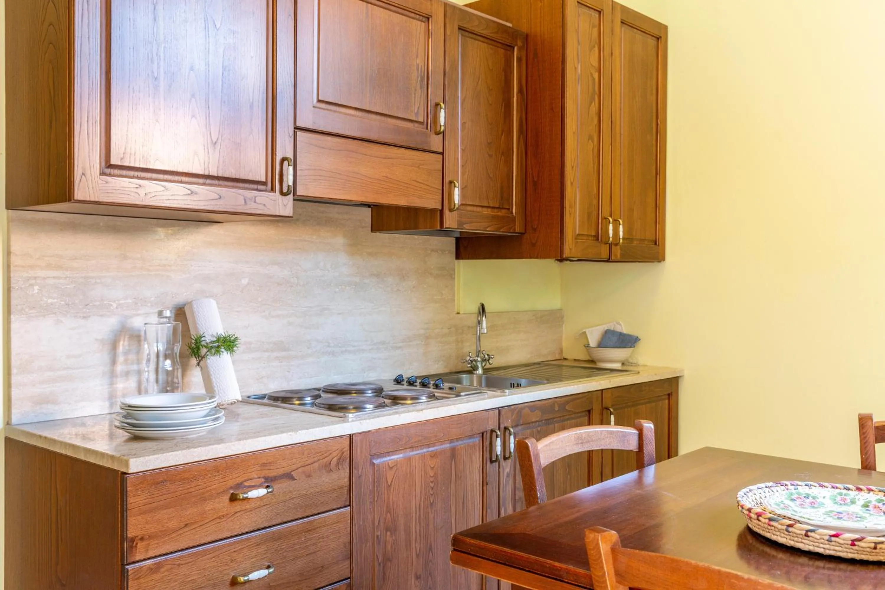 Kitchen or kitchenette in Pian Dei Mucini Resort