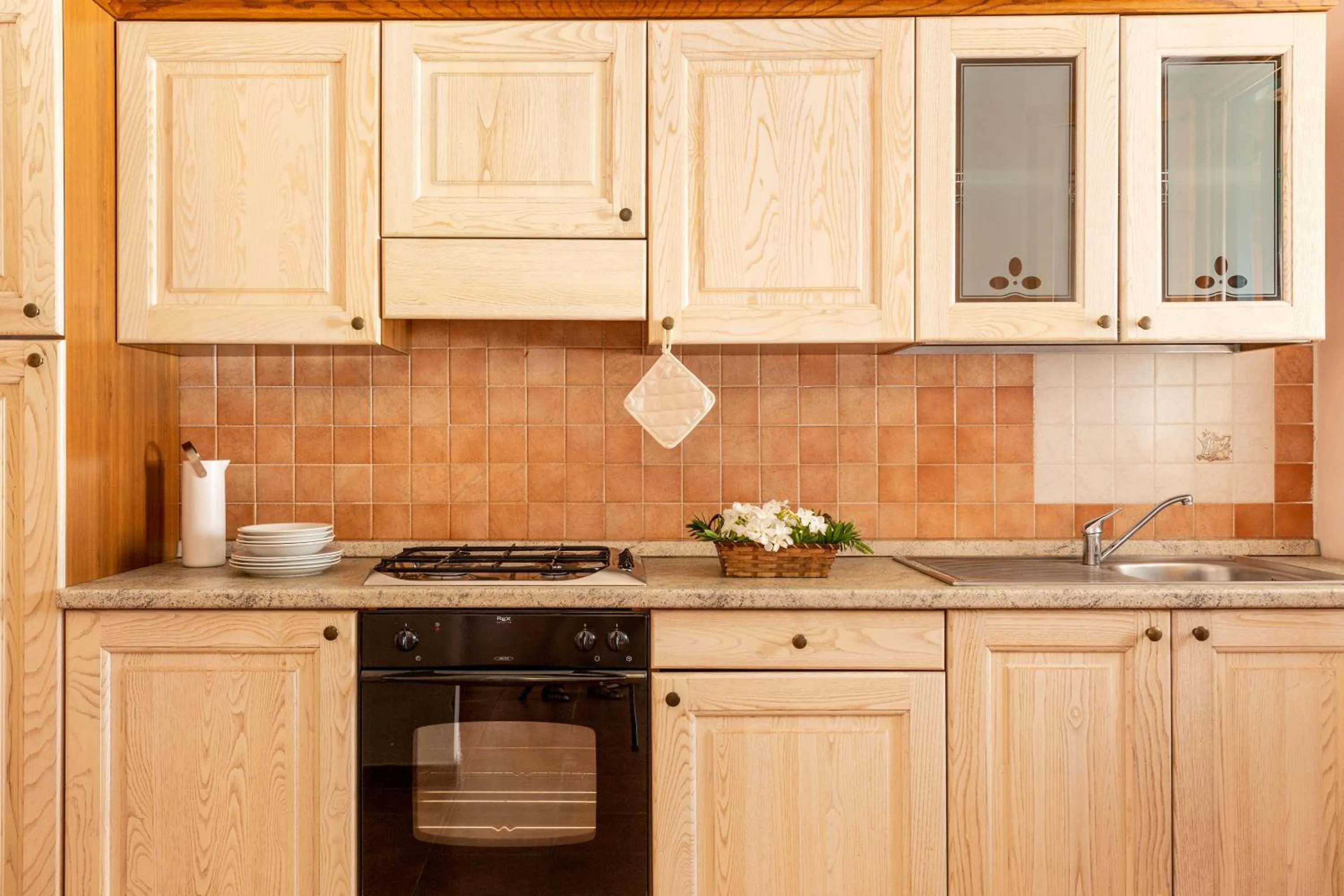 Kitchen or kitchenette in Pian Dei Mucini Resort