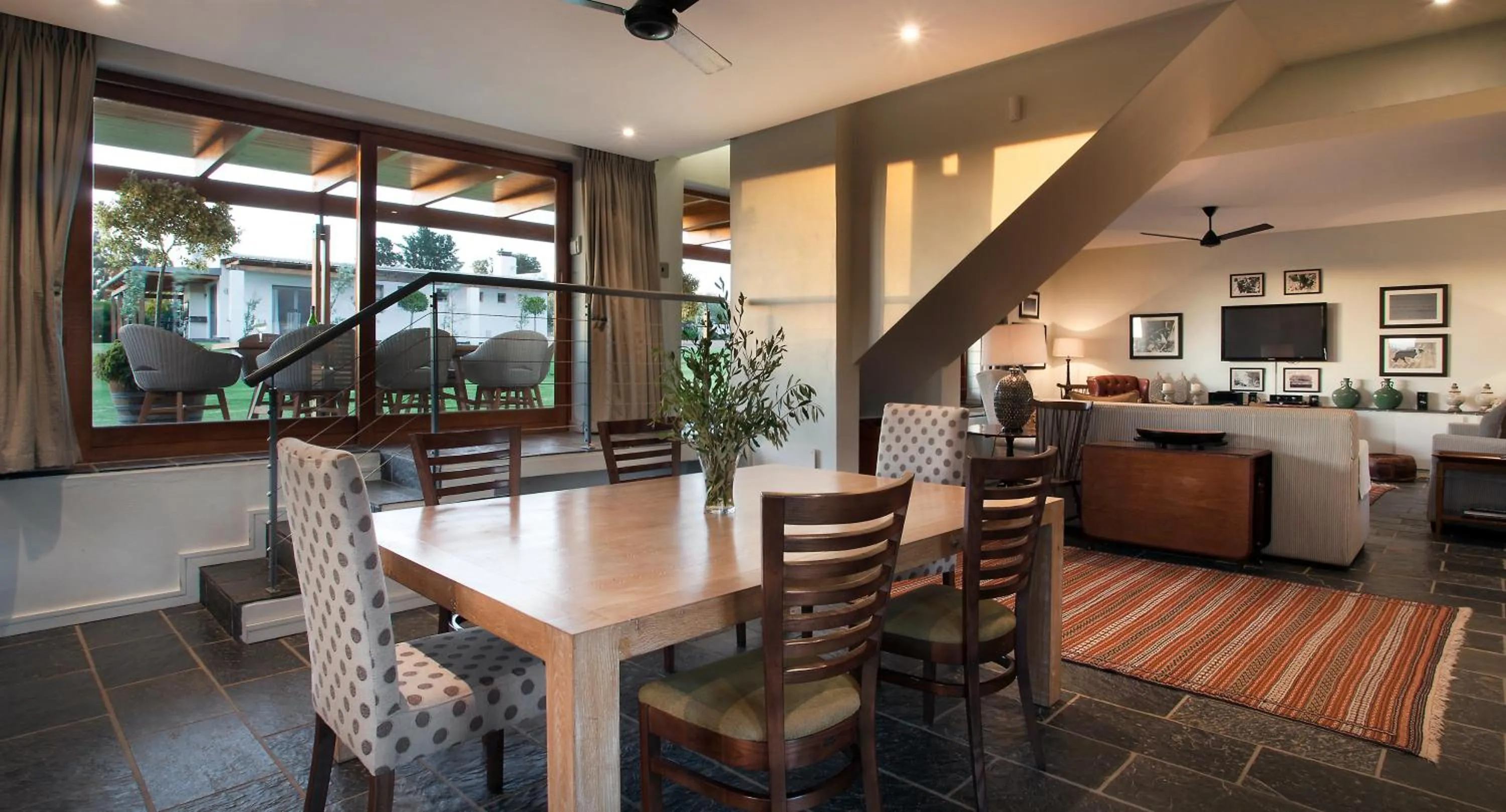 Living room in Klein Welmoed Luxury Guest House