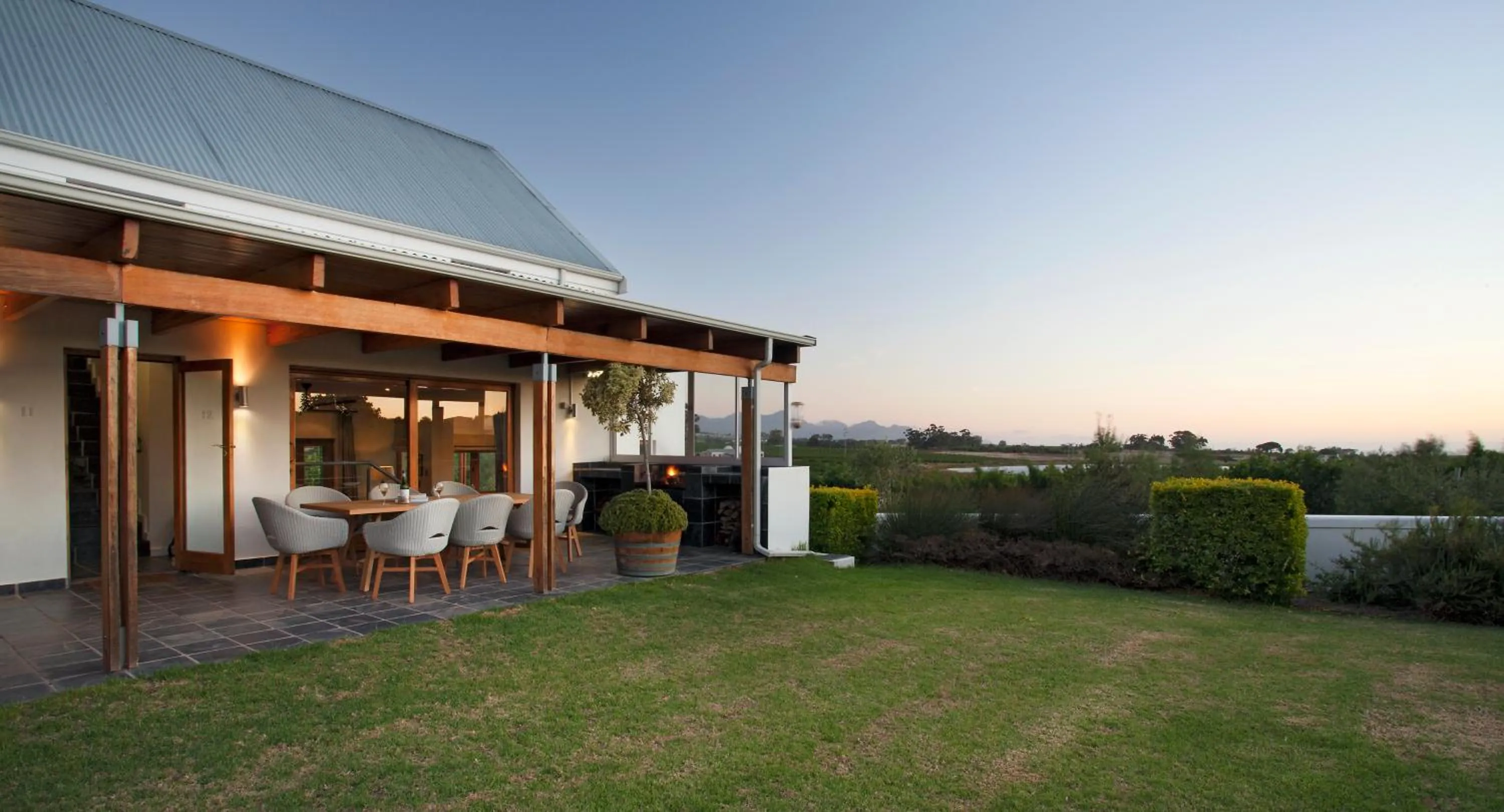 Patio in Klein Welmoed Luxury Guest House