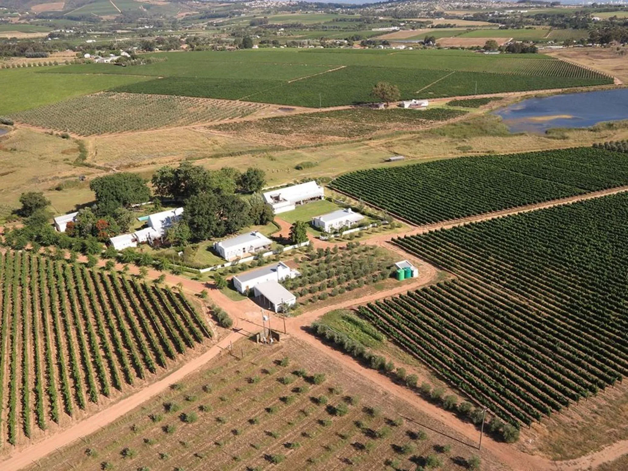 Bird's eye view in Klein Welmoed Luxury Guest House