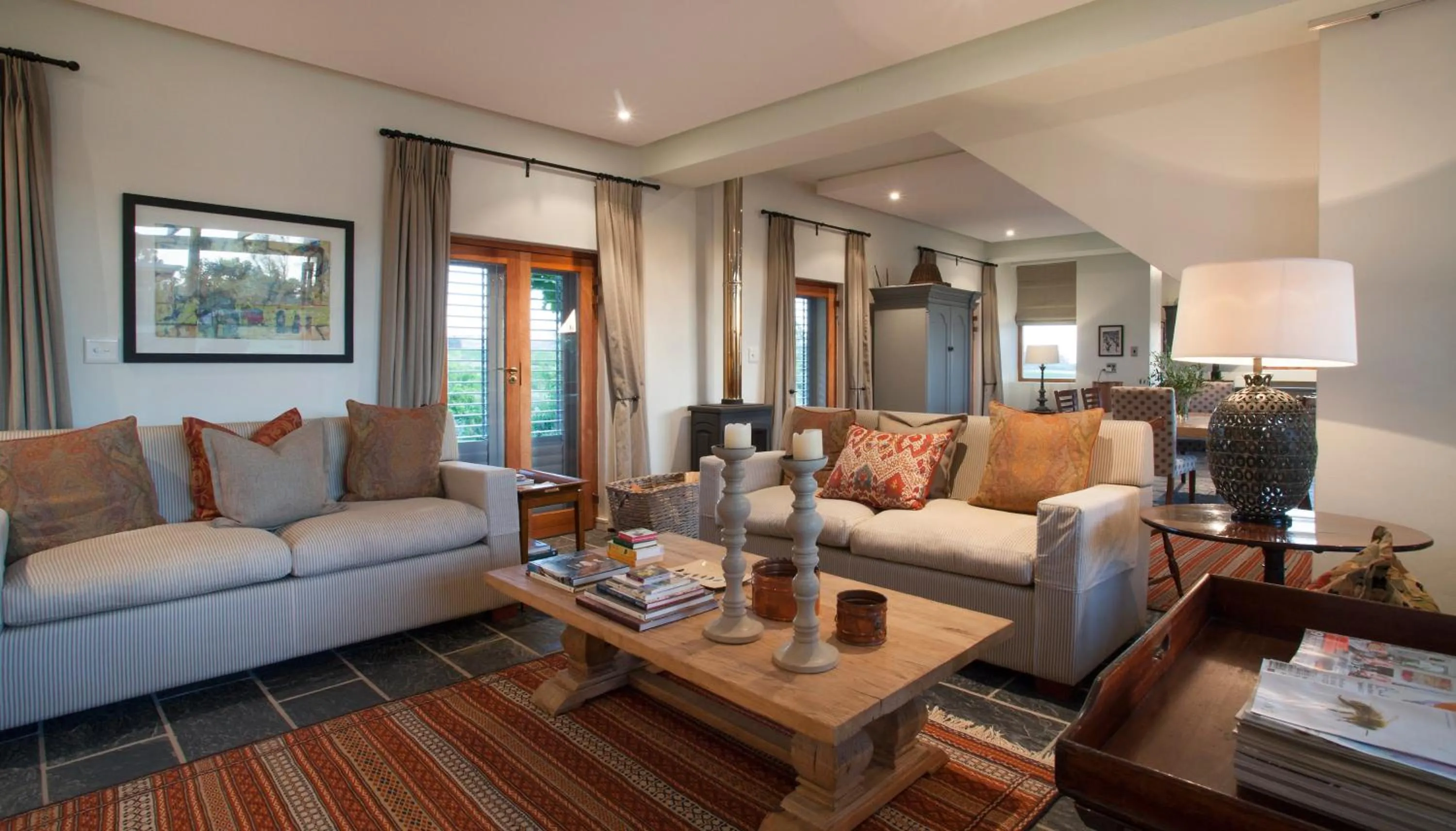 Living room in Klein Welmoed Luxury Guest House