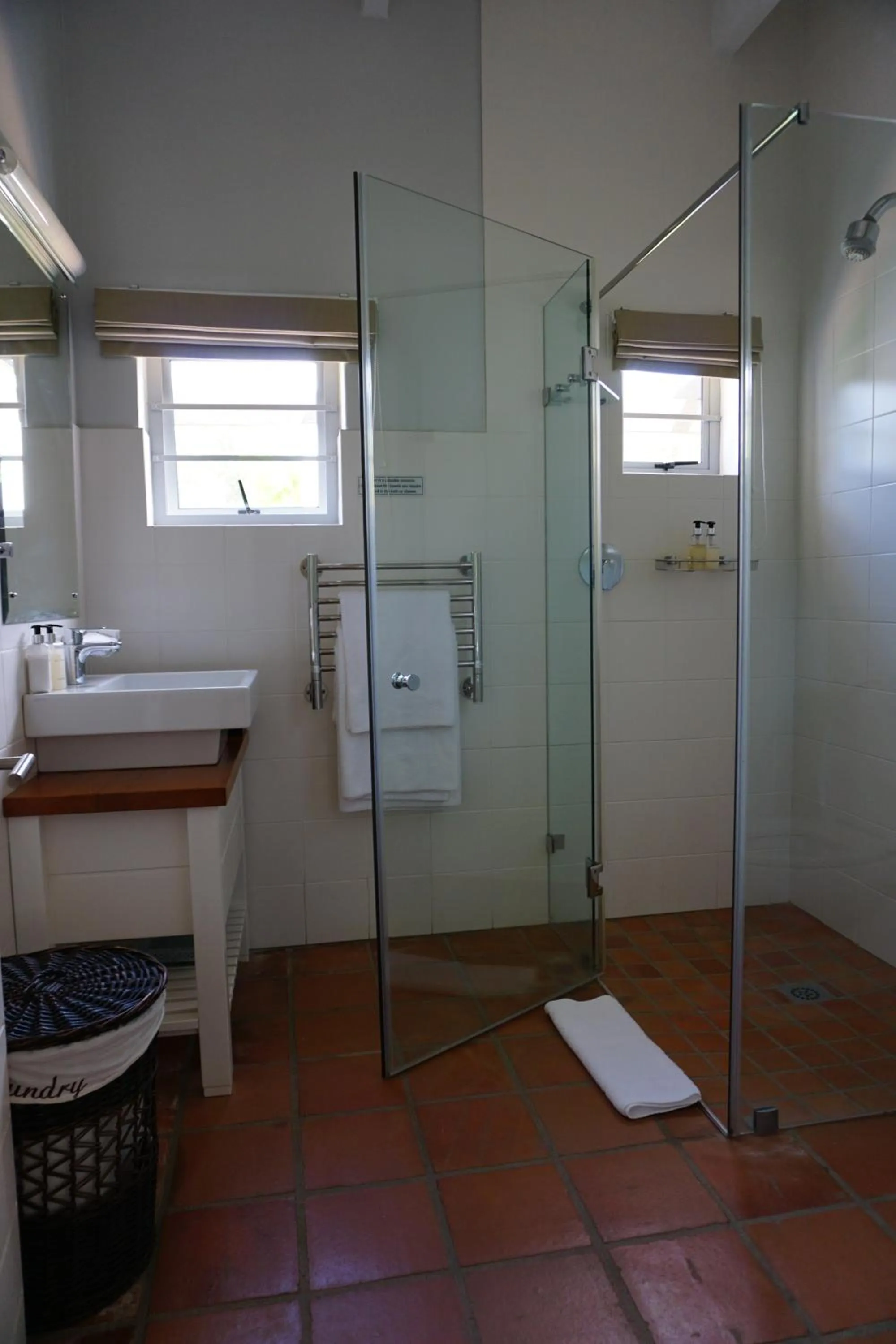 Shower in Klein Welmoed Luxury Guest House