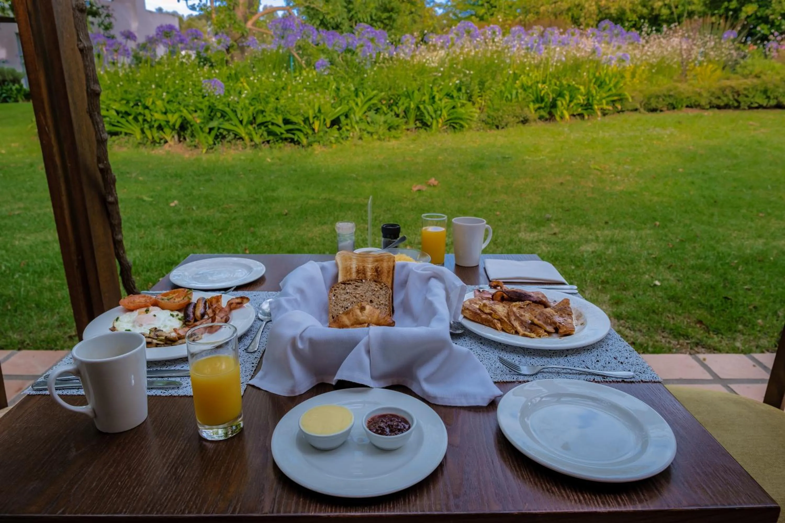Garden view in Klein Welmoed Luxury Guest House