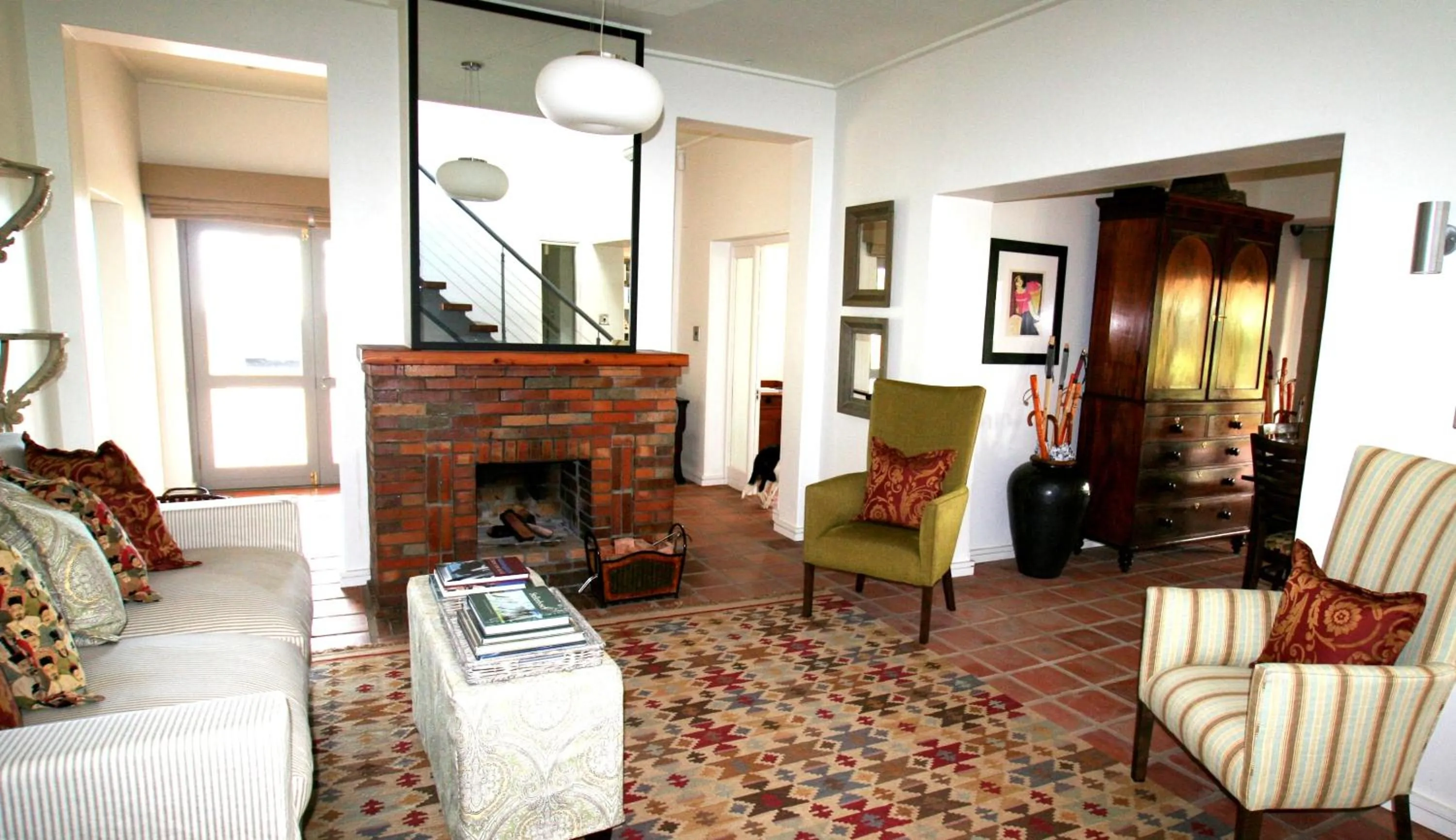 Lobby or reception in Klein Welmoed Luxury Guest House