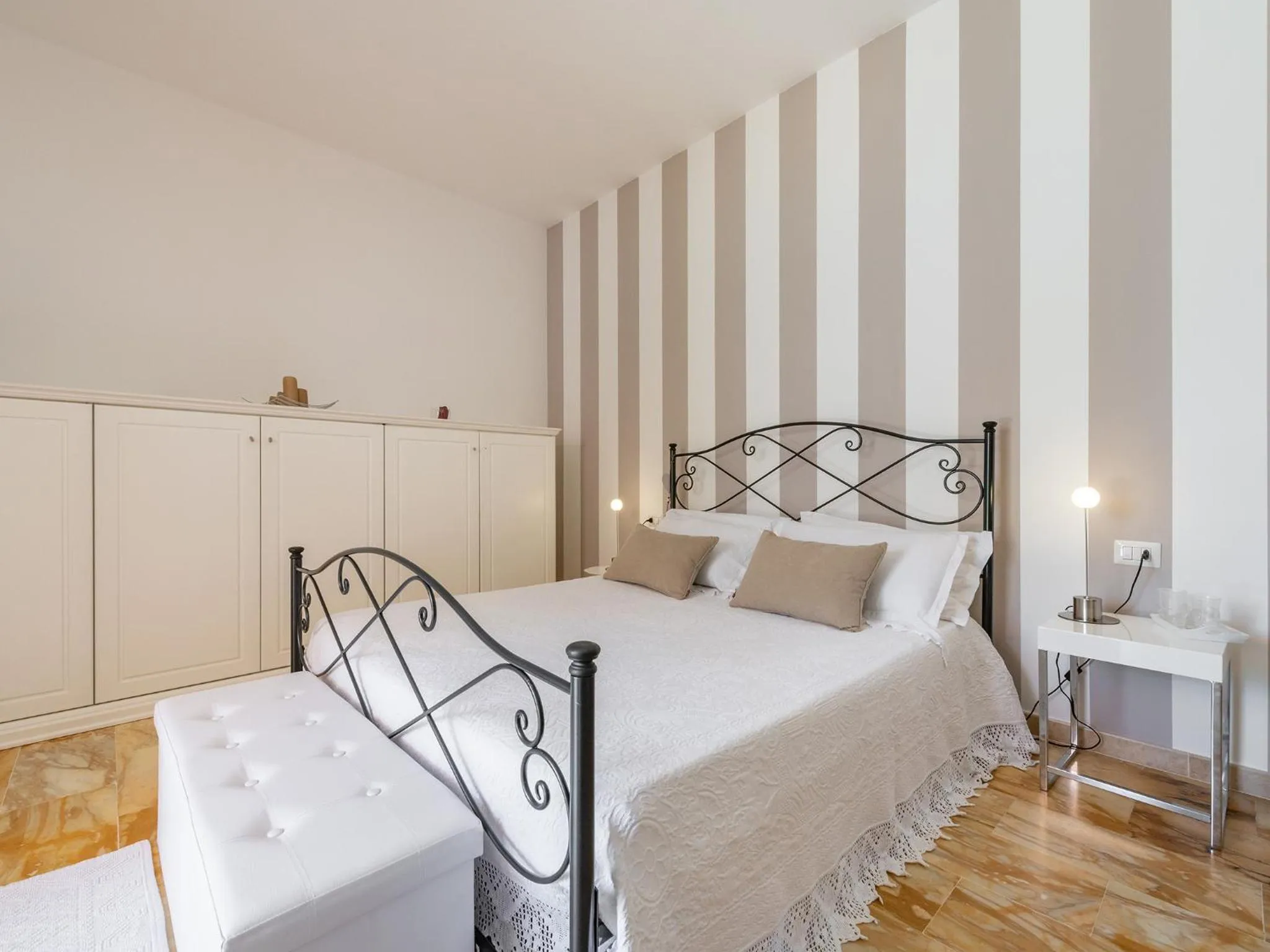 Bedroom, Bed in Villa Iole