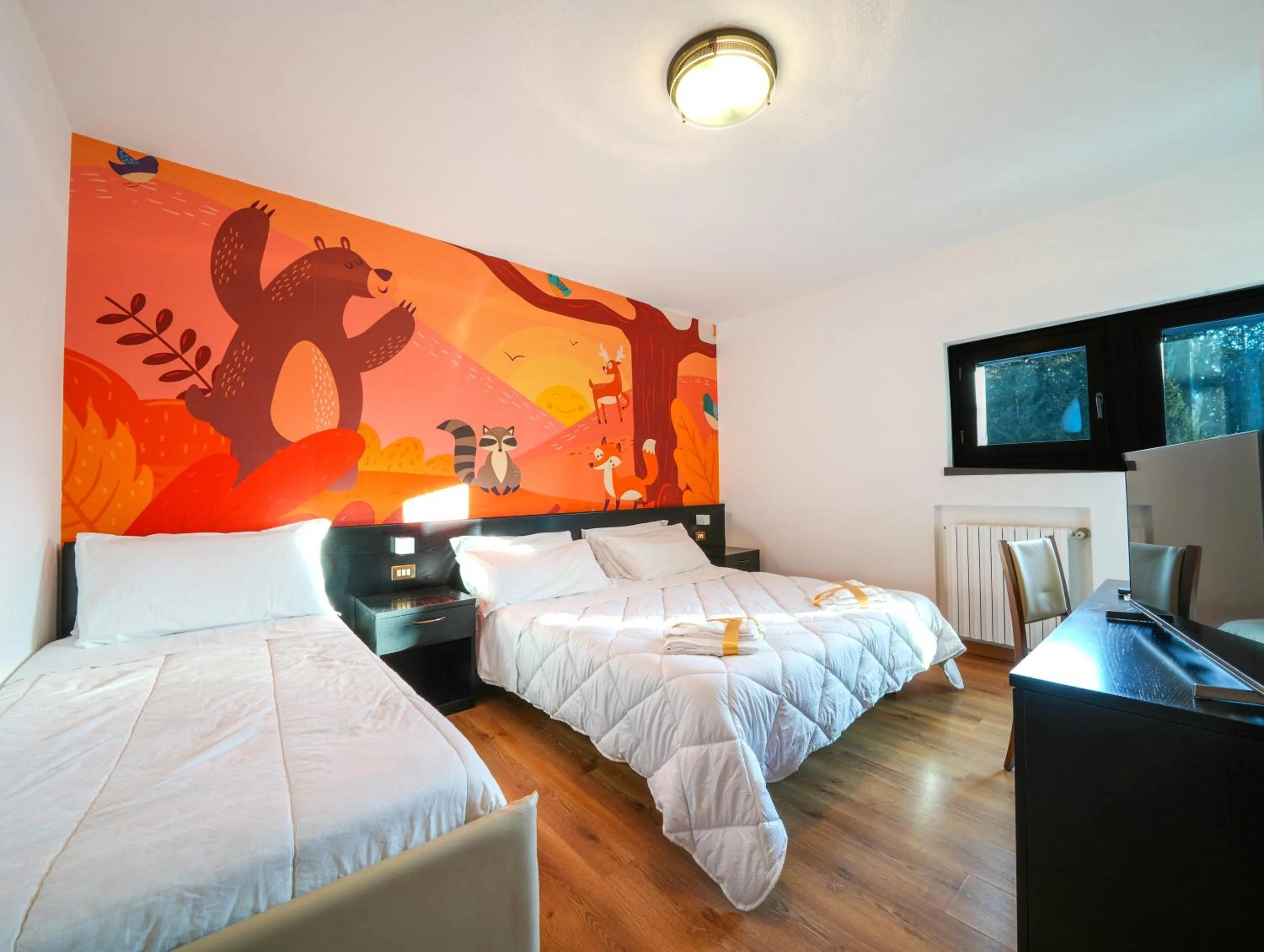 Bedroom, Bed in Hotel Arlecchino - Dada Hotels