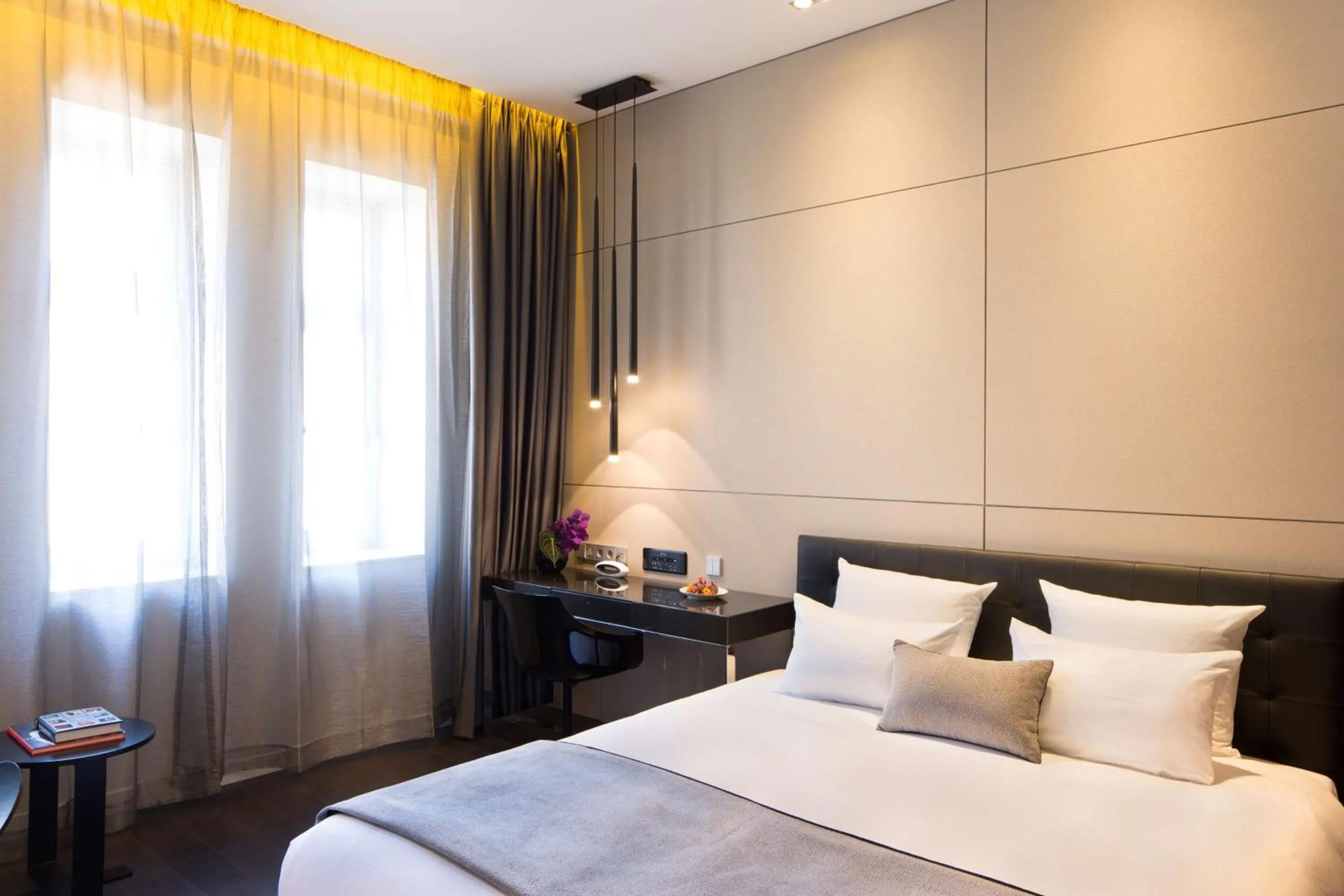 Photo of the whole room, Bed in art'otel amsterdam, Powered by Radisson Hotels