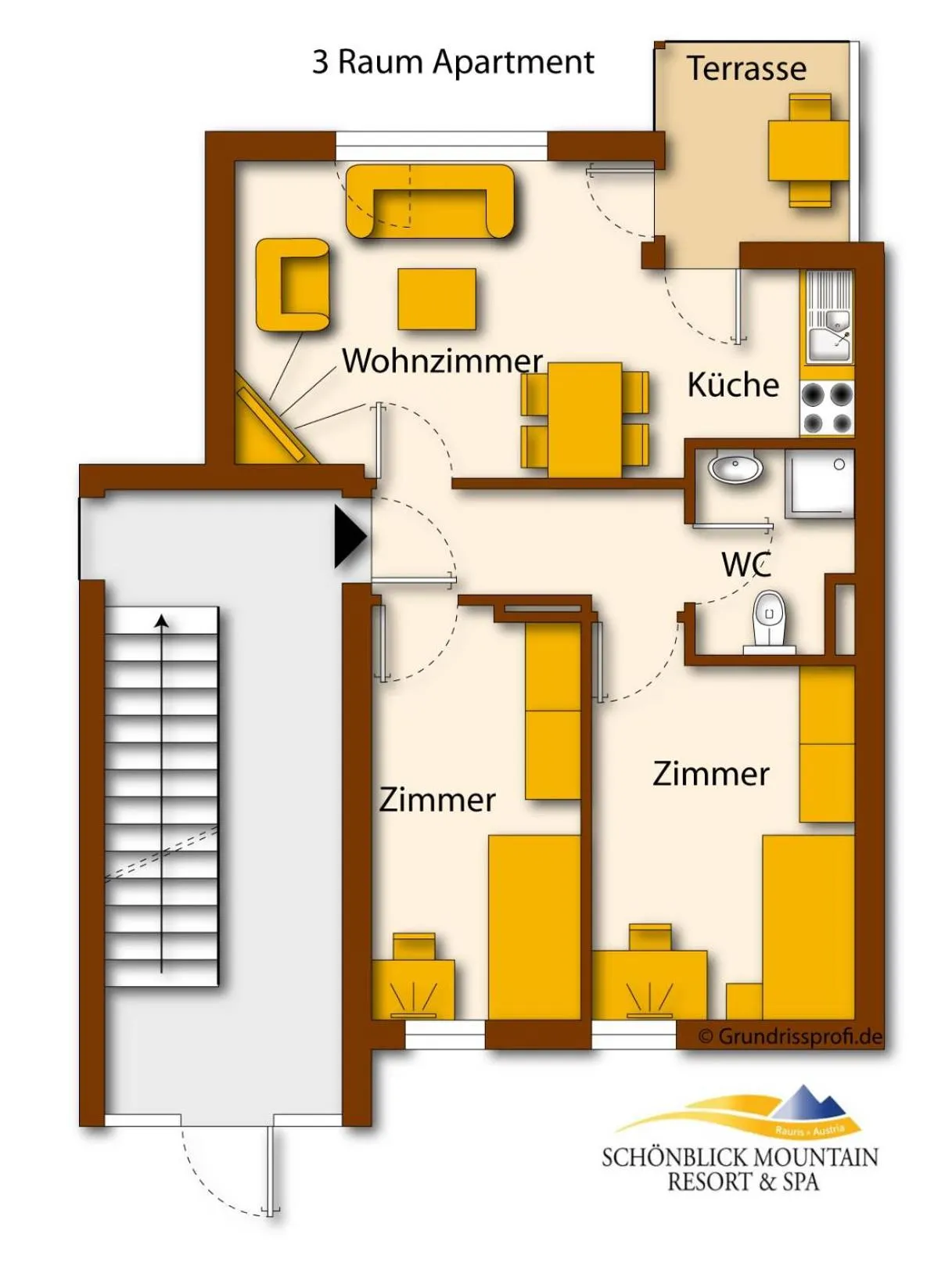 Floor plan in Schönblick Mountain Resort & Spa - Das Original!