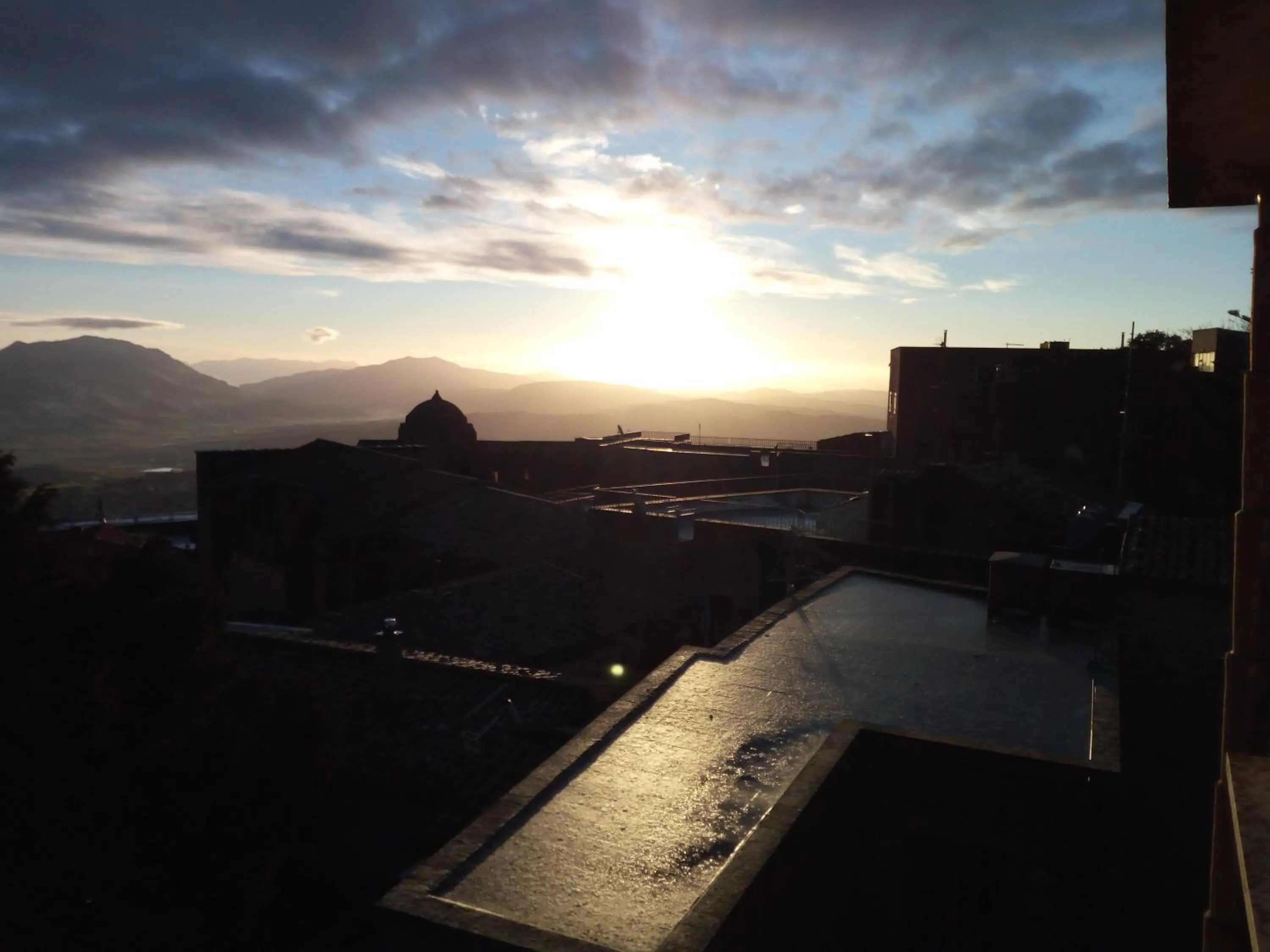 Sunrise in Hotel Edelweiss