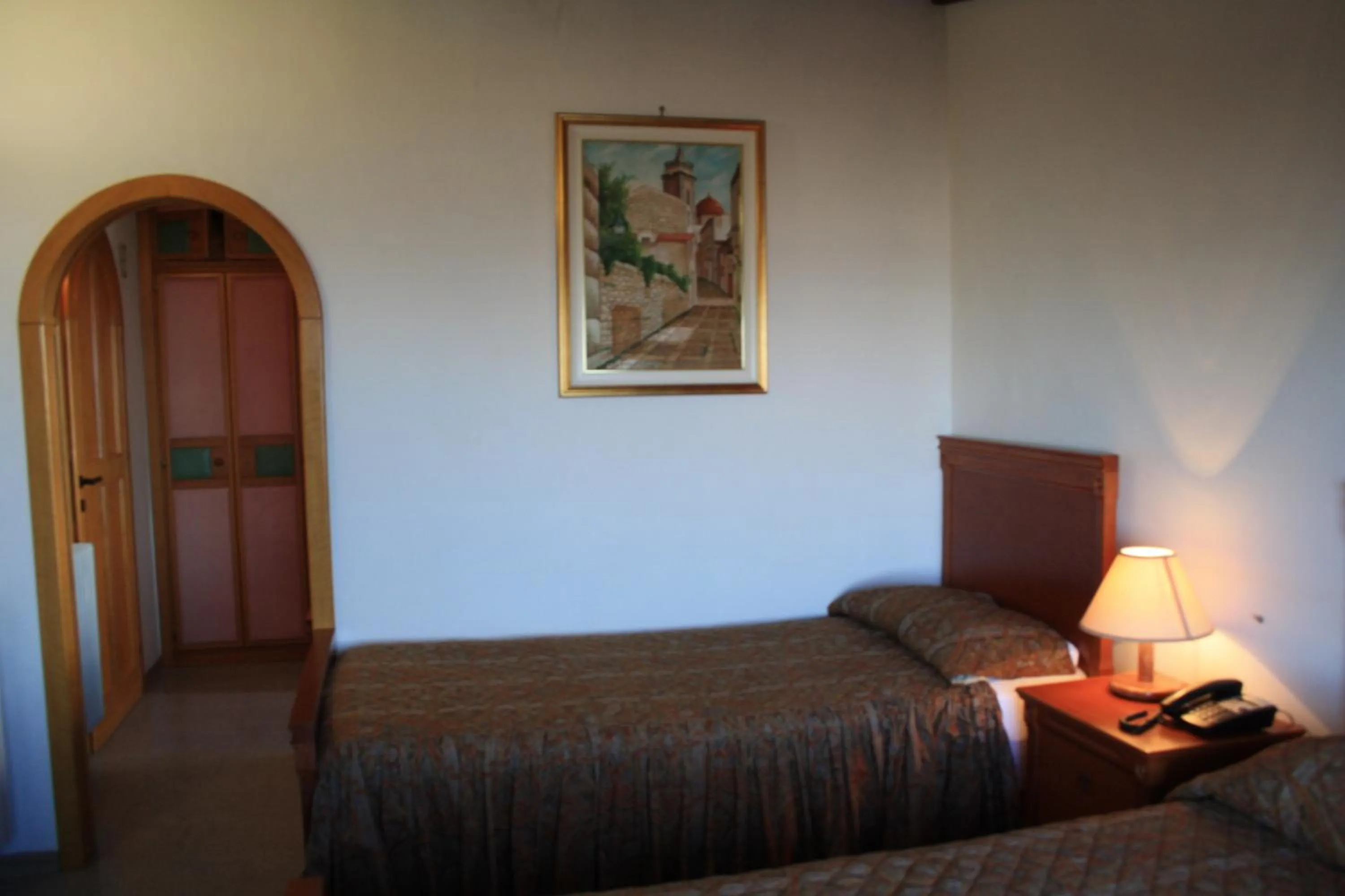 Bed in Hotel Edelweiss