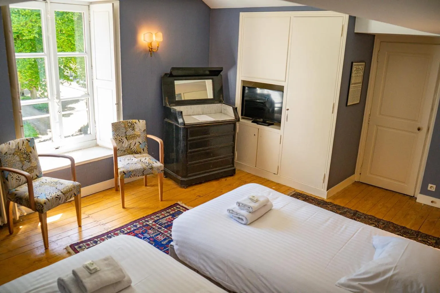 Bedroom, Bed in Hotel Haras De La Potardiere