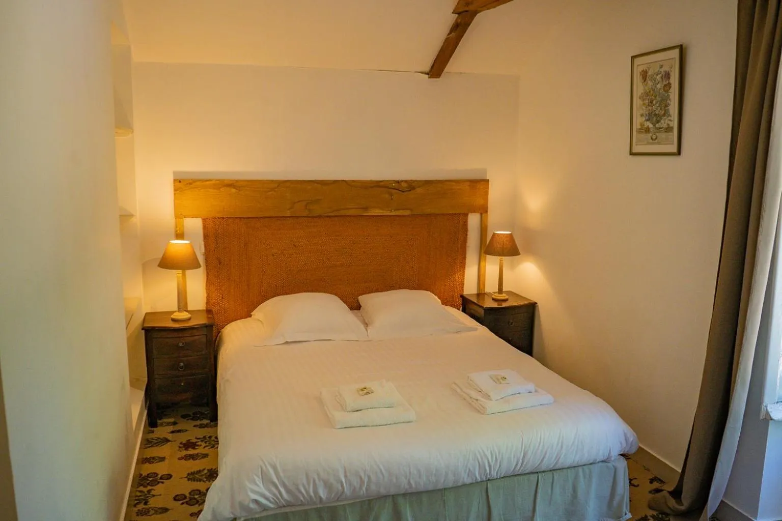 Bedroom, Bed in Hotel Haras De La Potardiere