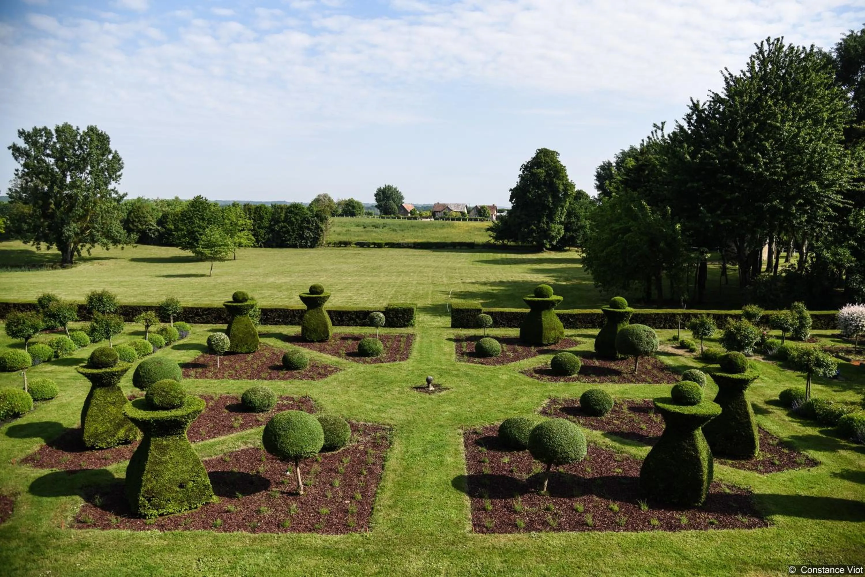 Garden in Hotel Haras De La Potardiere