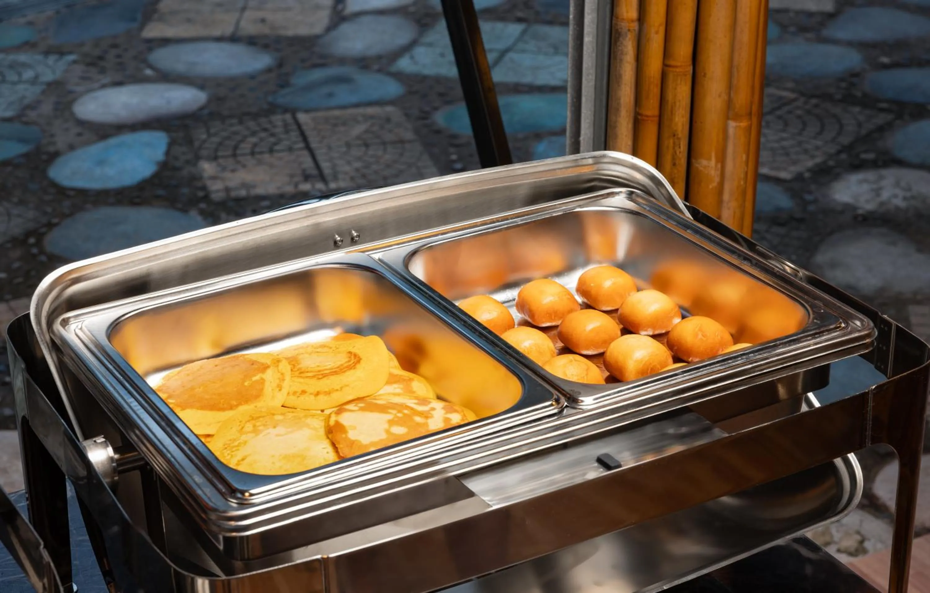 Buffet breakfast in Cat Ba Serena Homestay And Swimming Pool