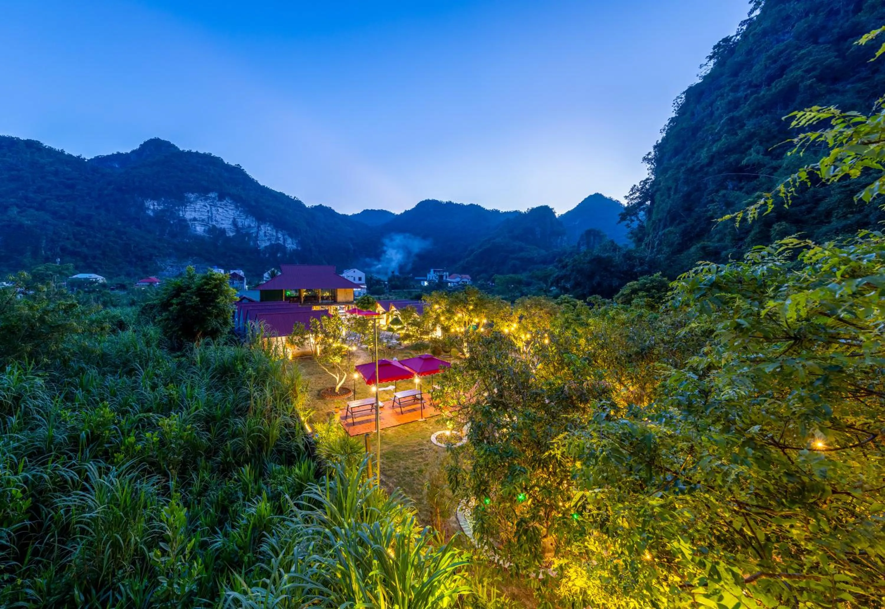 Bird's eye view in Cat Ba Serena Homestay And Swimming Pool