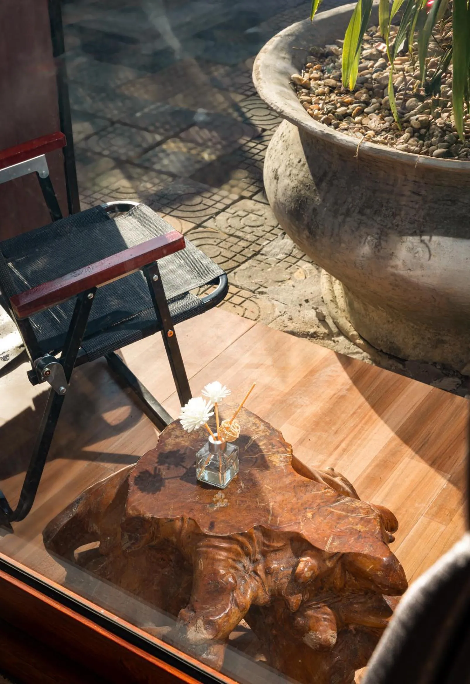 Balcony/Terrace in Cat Ba Serena Homestay And Swimming Pool