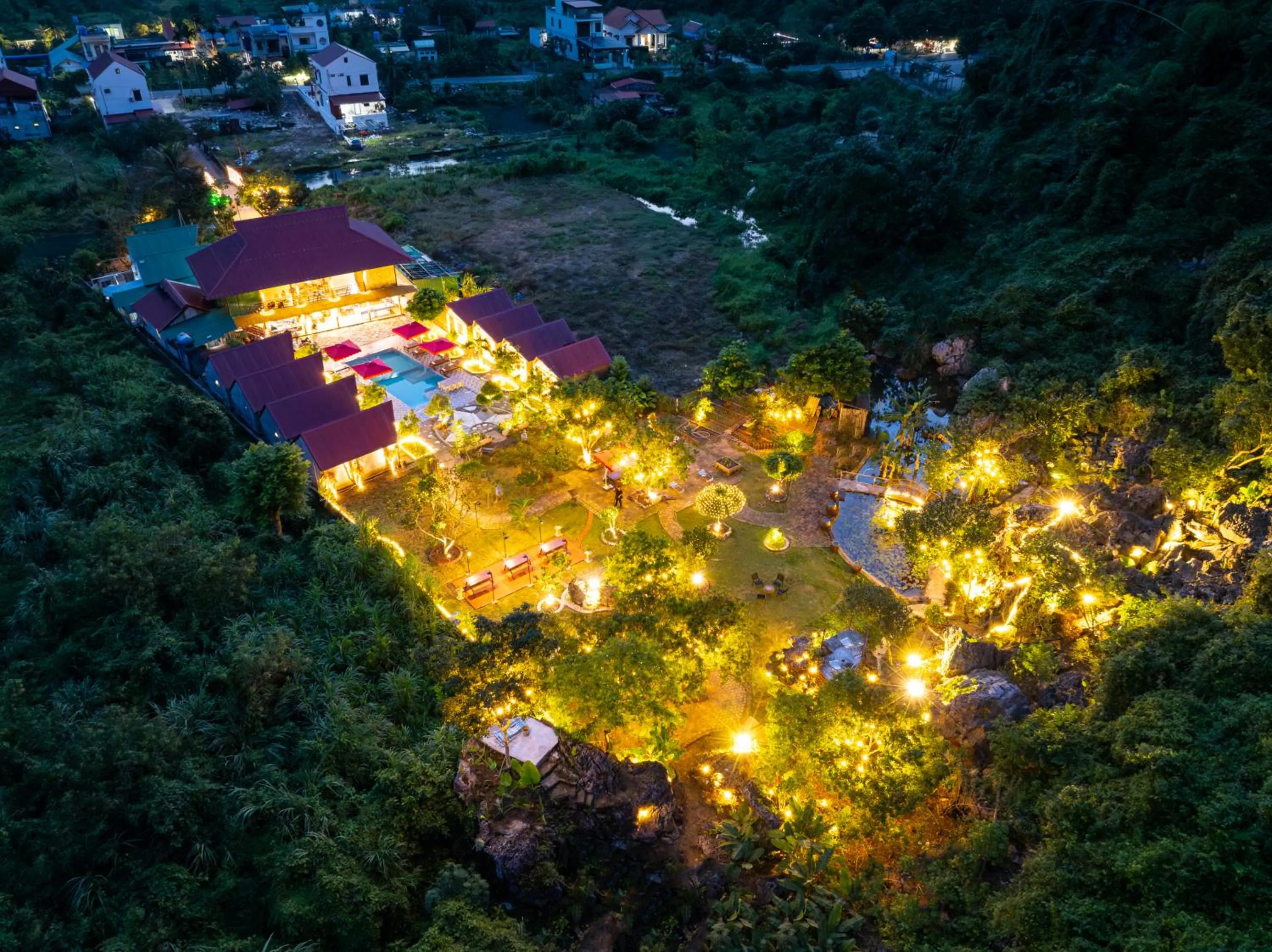 Natural landscape in Cat Ba Serena Homestay And Swimming Pool