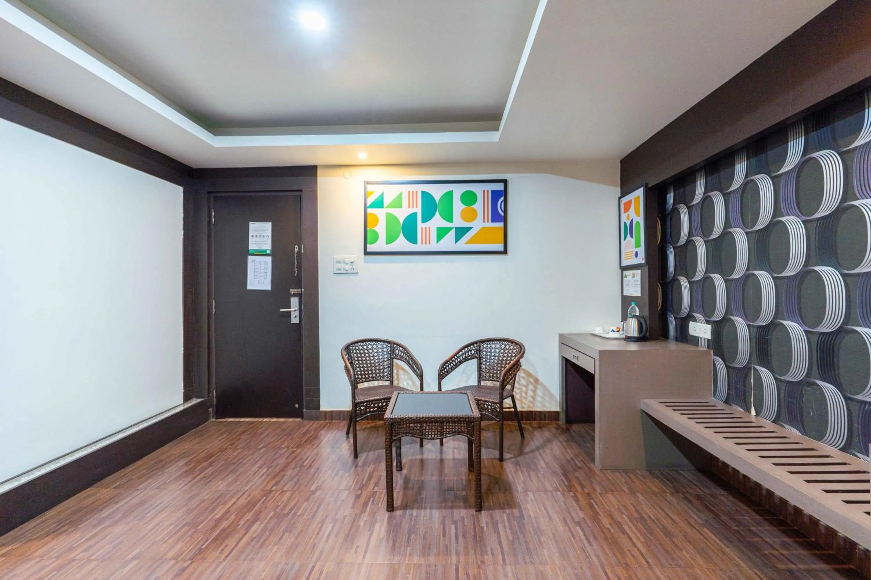 Seating area in Treebo Kings Orchid