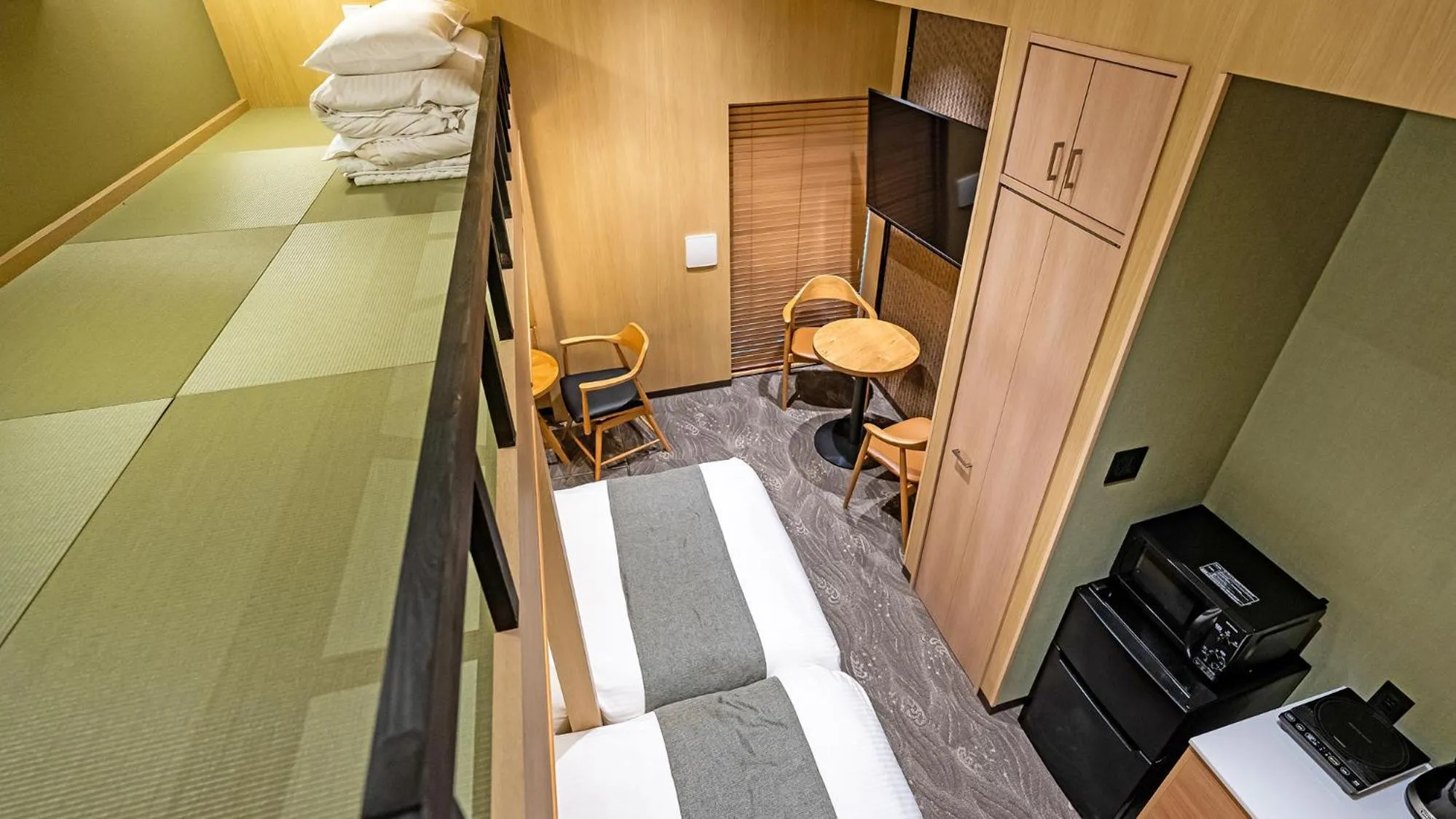 Bed in Stay SAKURA Tokyo Asakusa Yokozuna Hotel