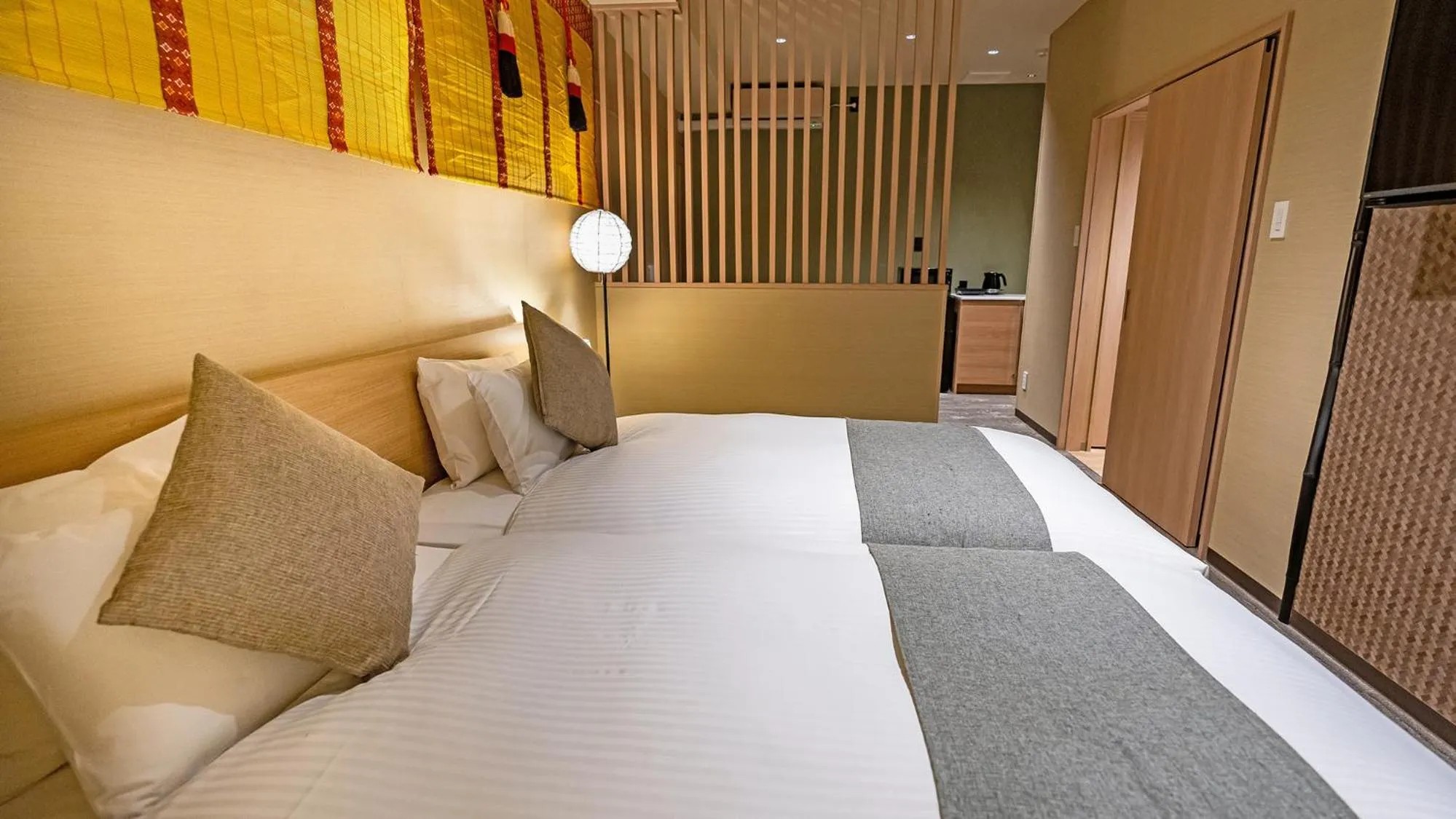 Bed in Stay SAKURA Tokyo Asakusa Yokozuna Hotel