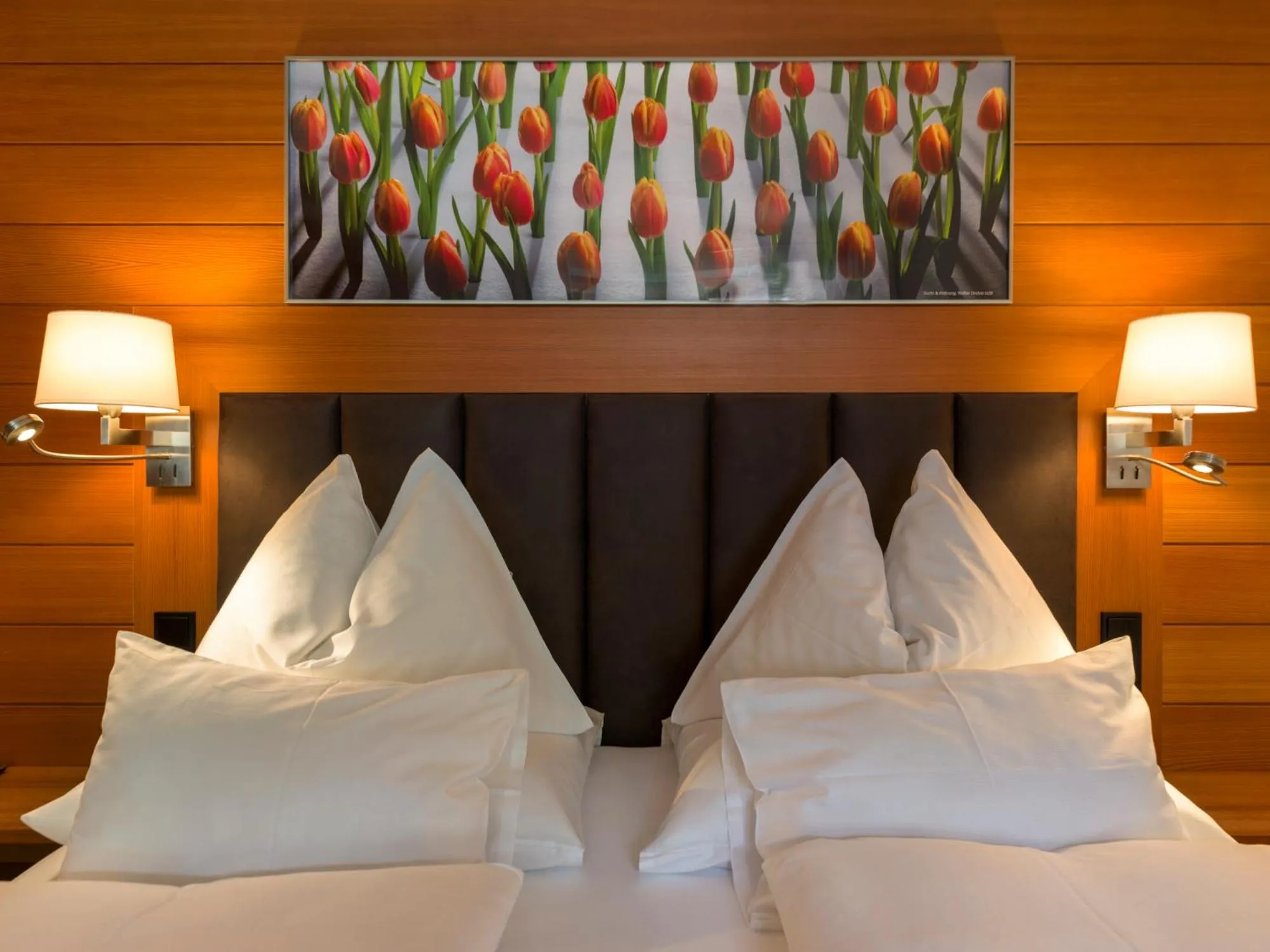Bed in Hotel Zinnkrügl