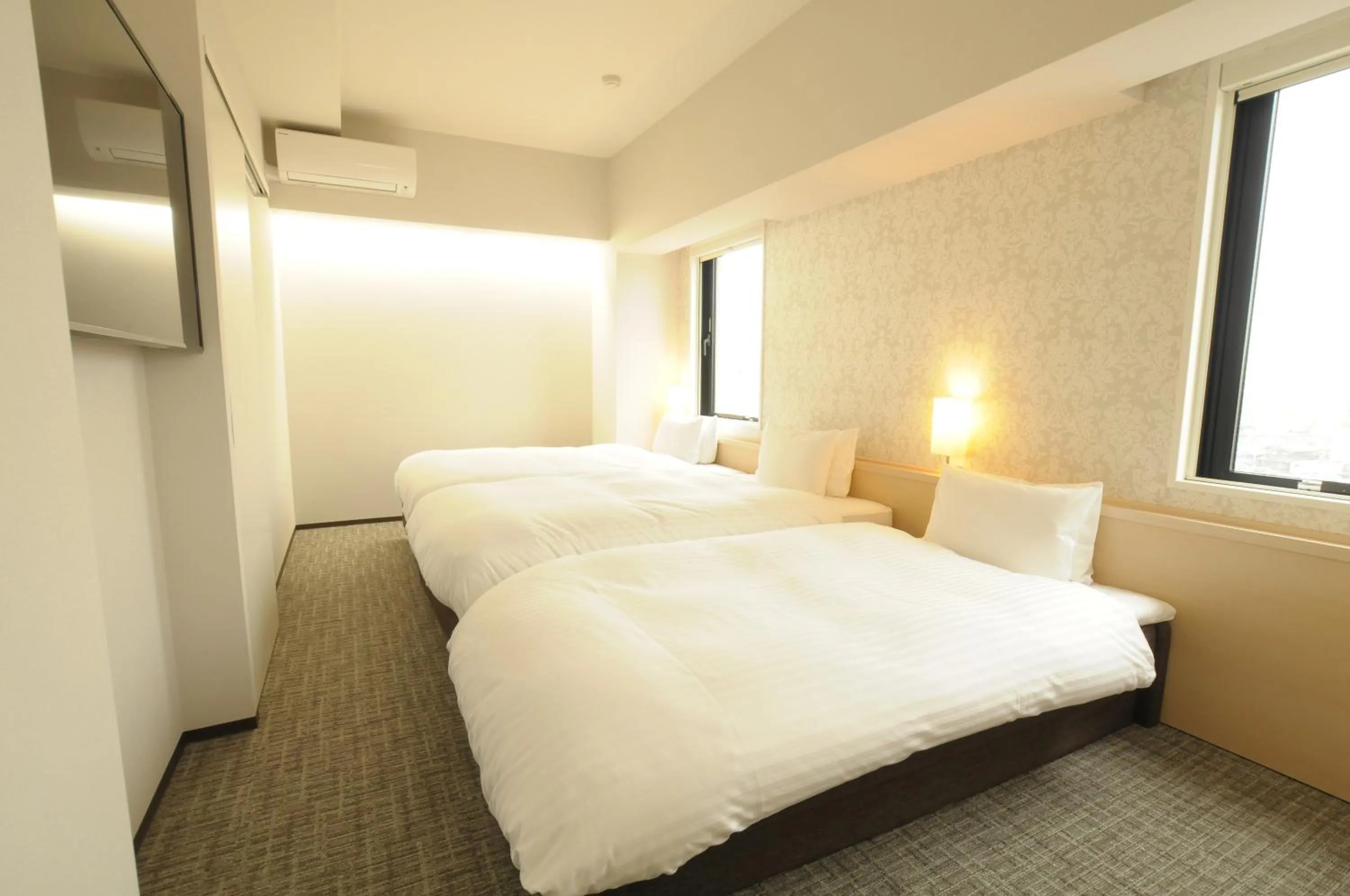 Bed in AB Hotel Omihachiman